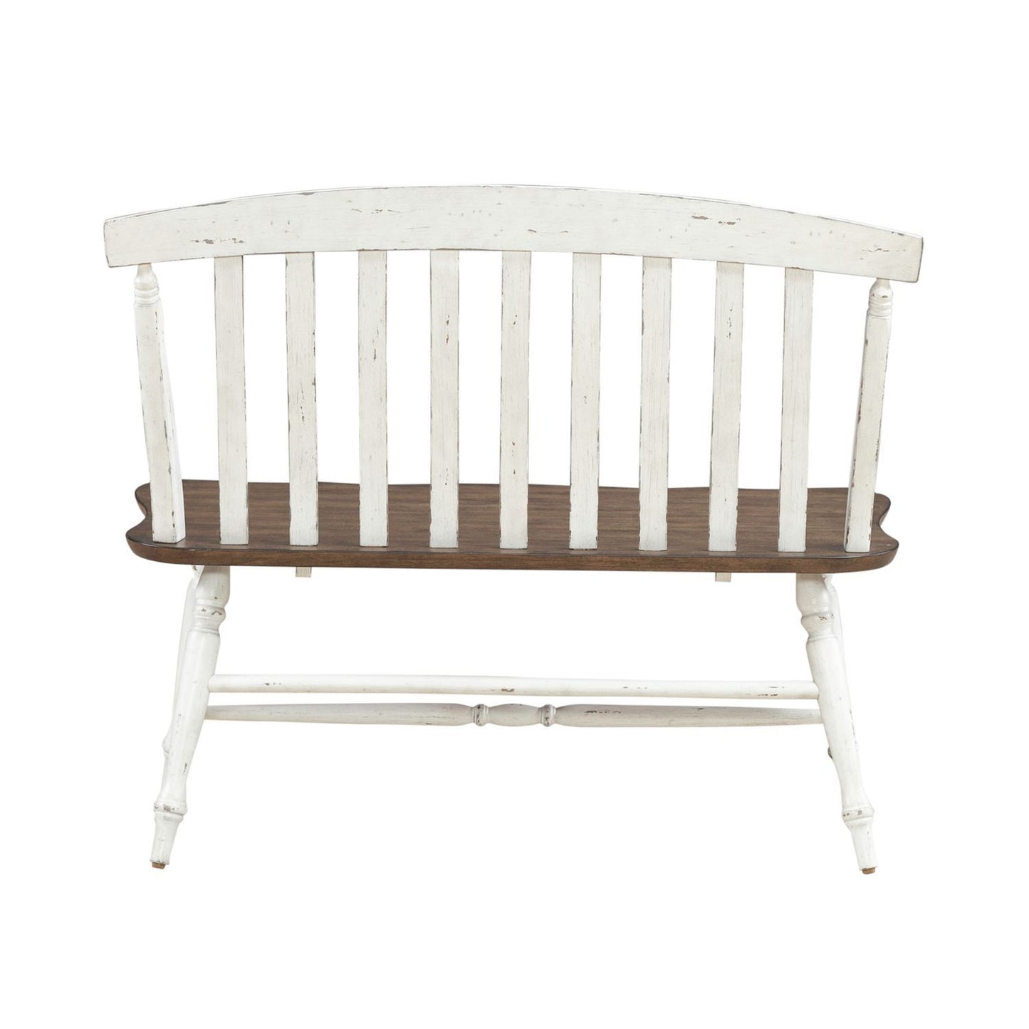 Al Fresco - Slat Back Bench (RTA) - White - Hornell Furniture Outlet