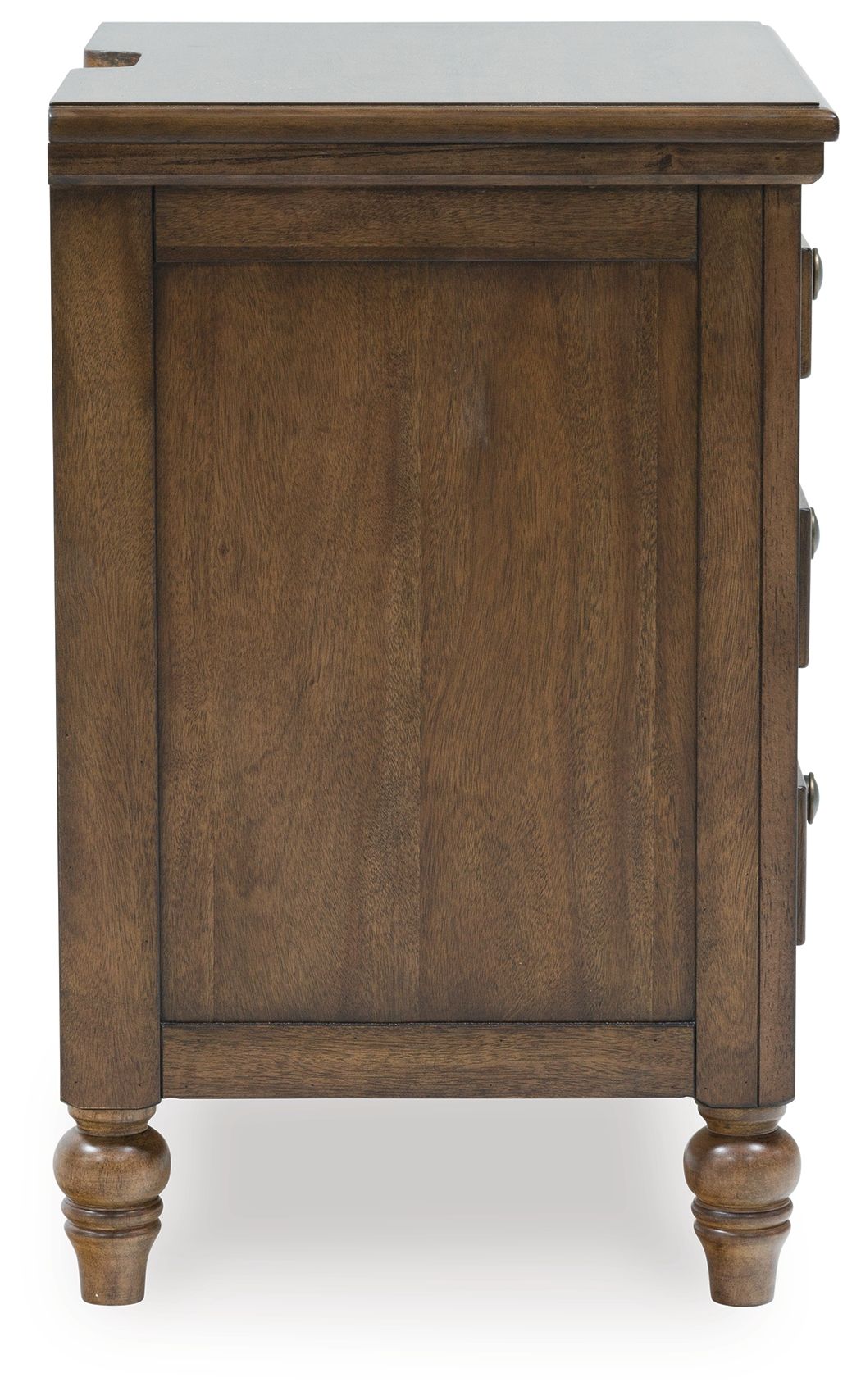 Sturlayne - Brown - Three Drawer Night Stand - Hornell Furniture Outlet