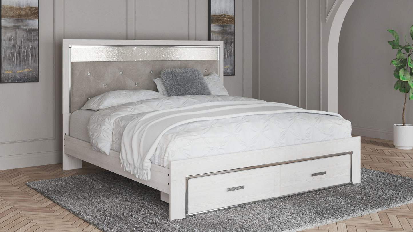 Altyra - Upholstered Storage Bedroom Set - Hornell Furniture Outlet