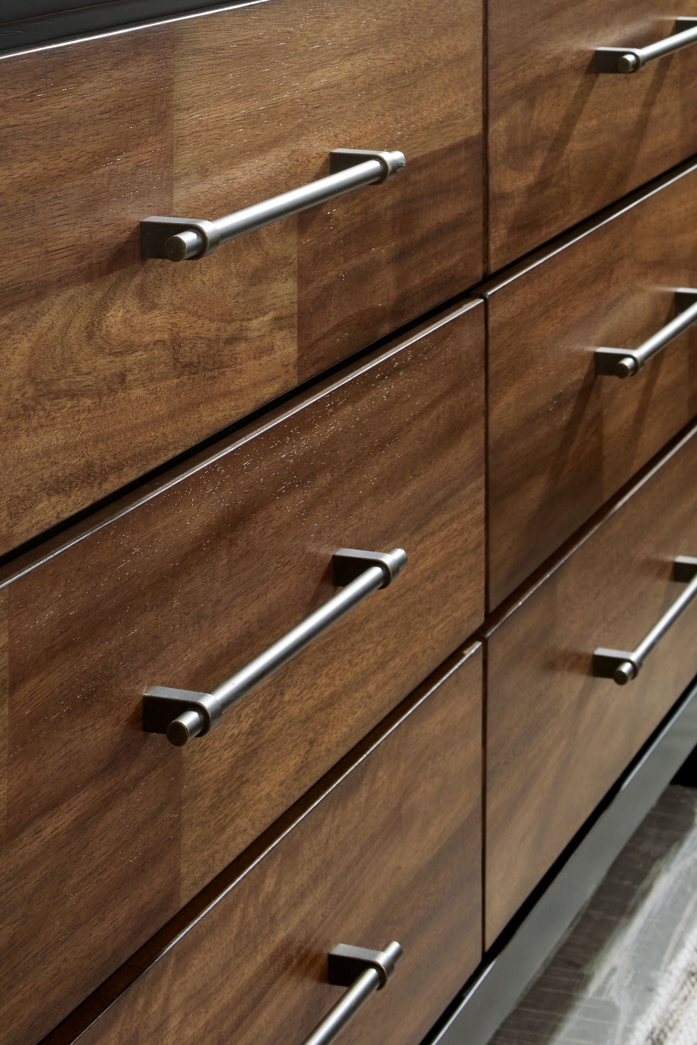 Kraeburn - Brown / Black - Dresser And Mirror - Hornell Furniture Outlet