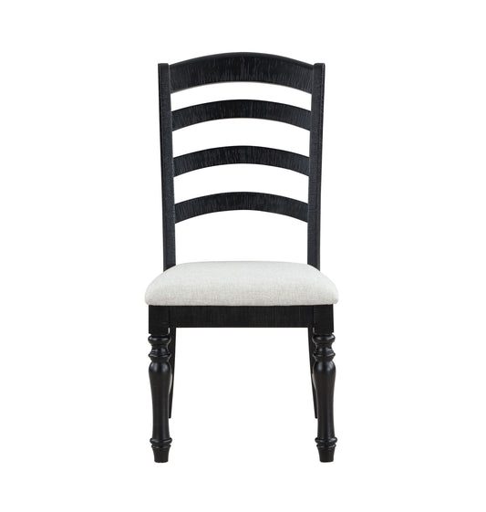 Odessa - Side Chair (Set of 2) - Black - Hornell Furniture Outlet