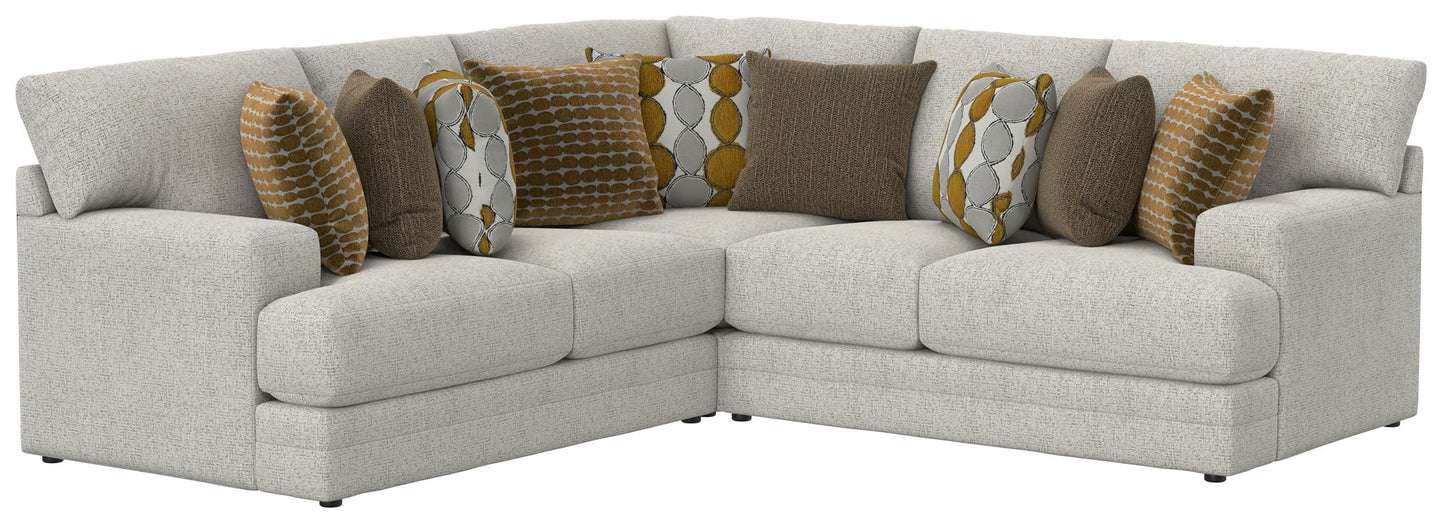 Tori - Sectional With Comfort Coil Seating And Accent Pillows Included - Hornell Furniture Outlet