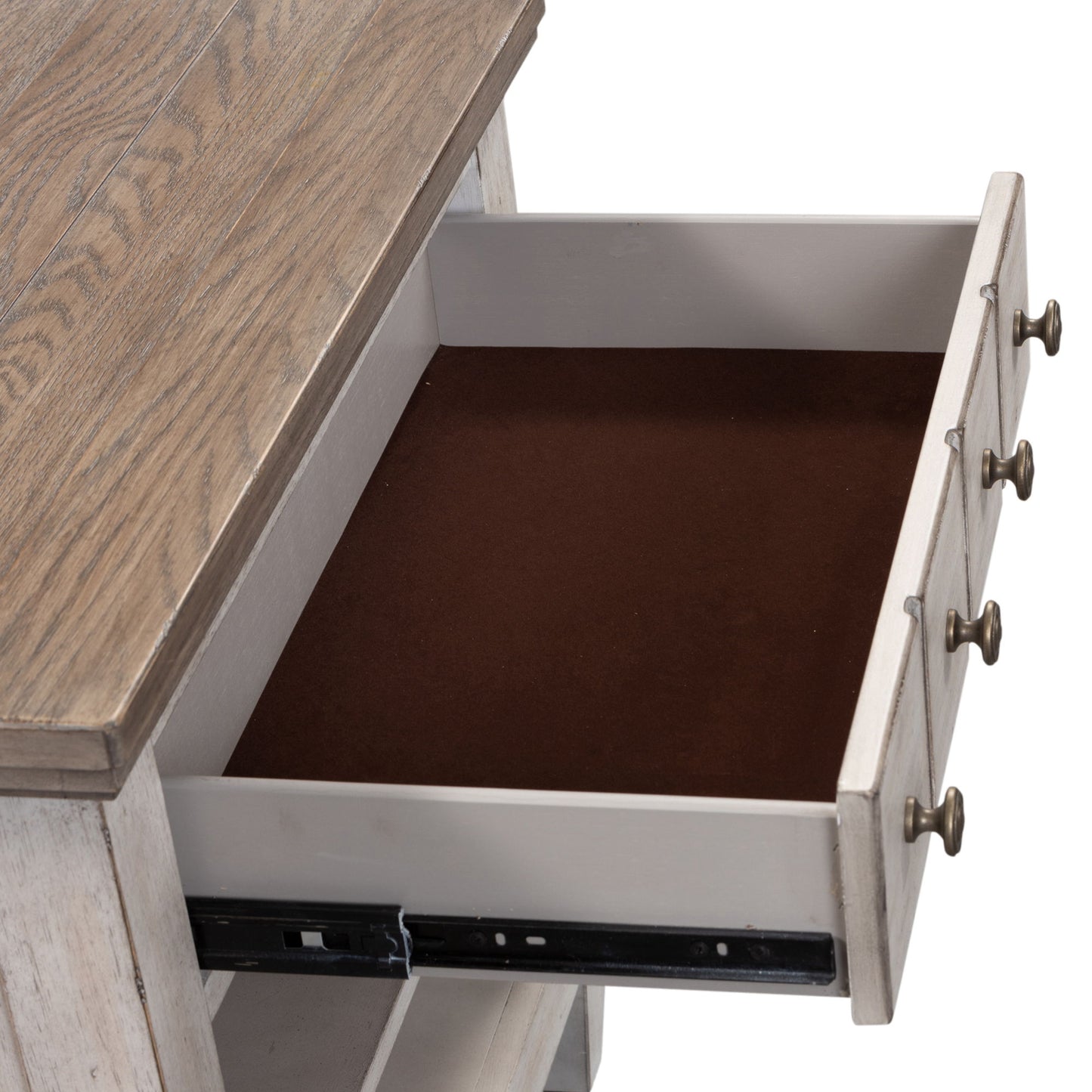 Heartland - 1 Drawer Nightstand With Charging Station - White - Hornell Furniture Outlet