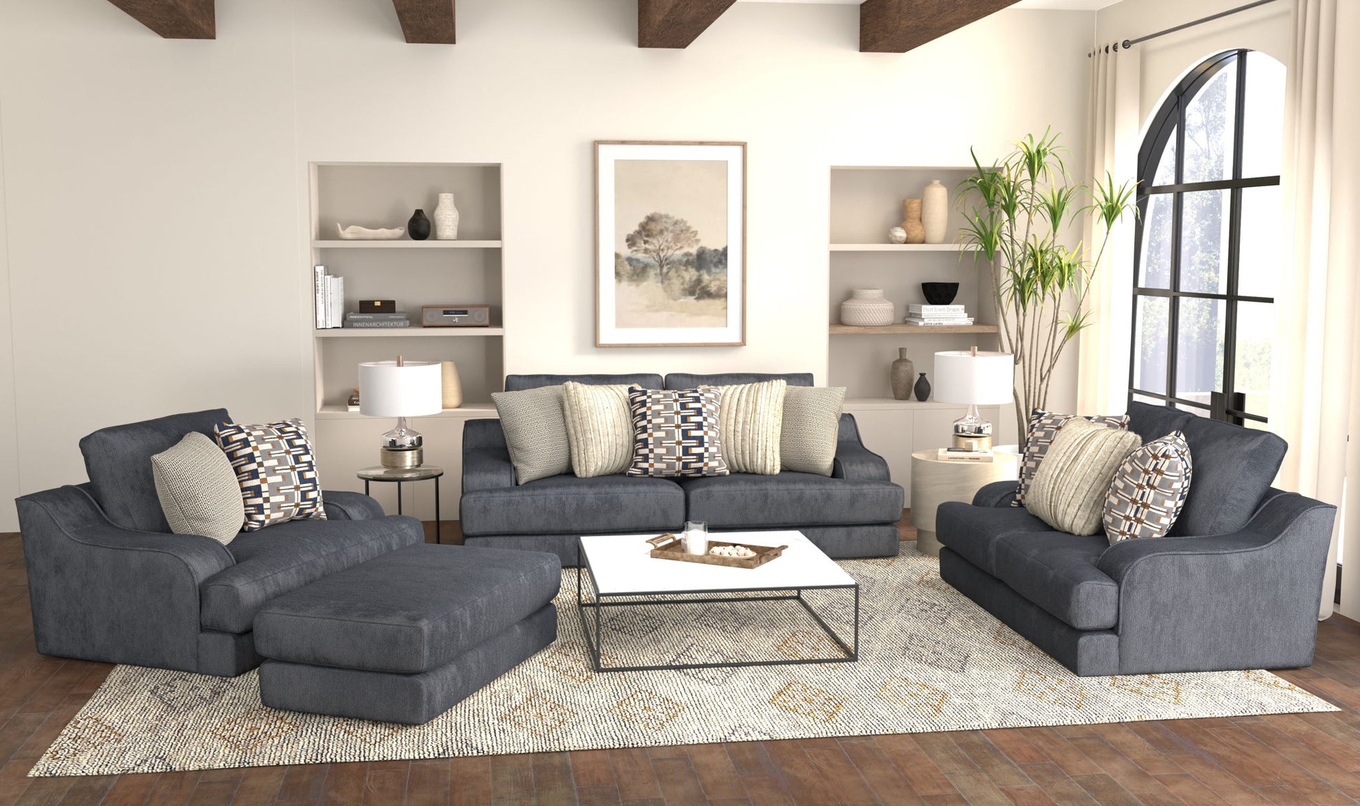 Olympus - Ottoman - Hornell Furniture Outlet