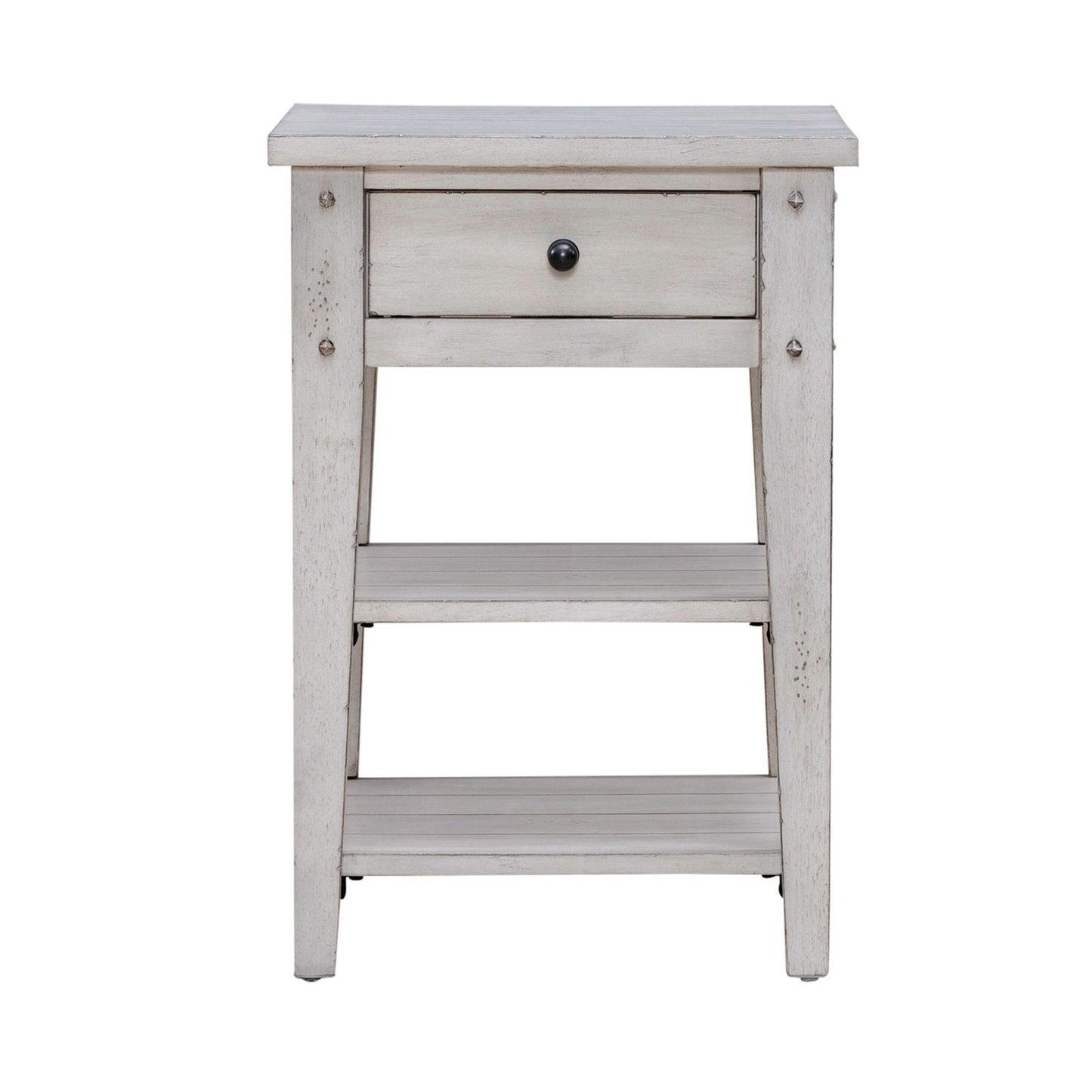 Lake House - Chair Side Table - Hornell Furniture Outlet