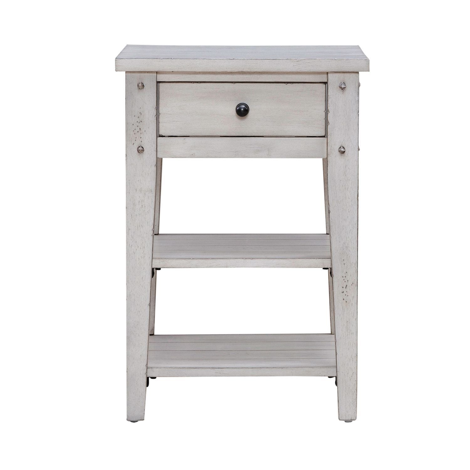 Lake House - Chair Side Table - Hornell Furniture Outlet