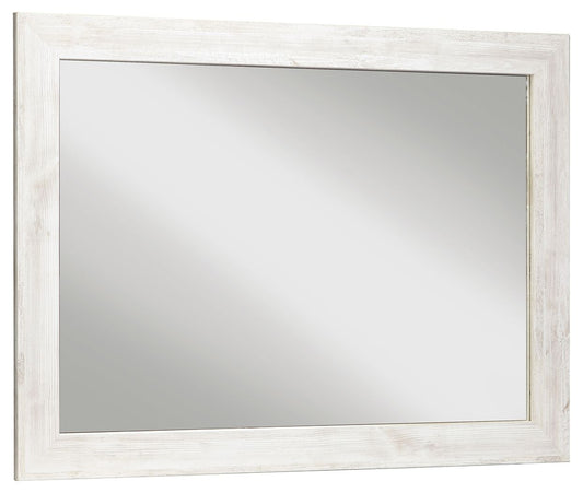 Paxberry - Whitewash - Bedroom Accent Mirror - Hornell Furniture Outlet