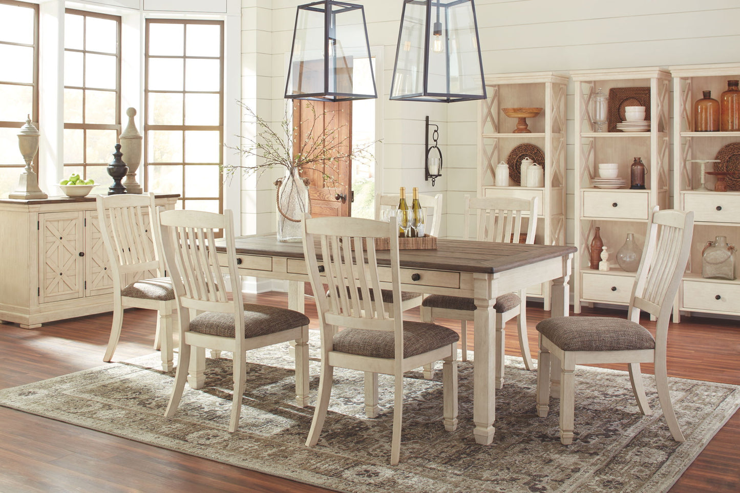 Bolanburg - Beige - Rectangular Dining Room Table - Hornell Furniture Outlet