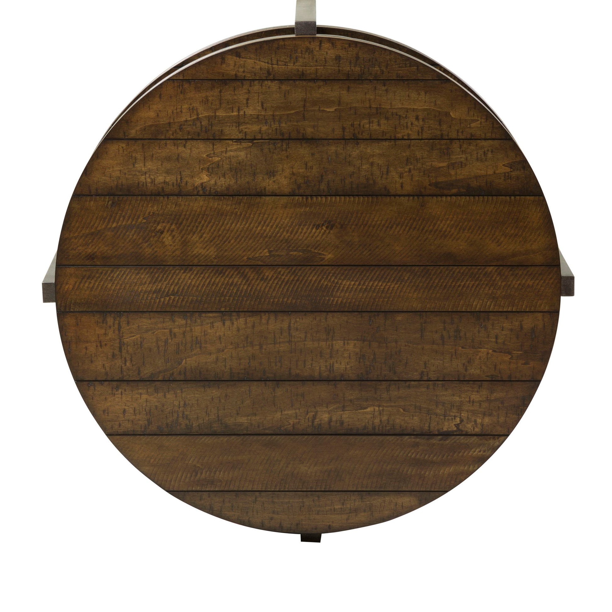 Breckinridge - Round Cocktail Table - Dark Brown - Hornell Furniture Outlet