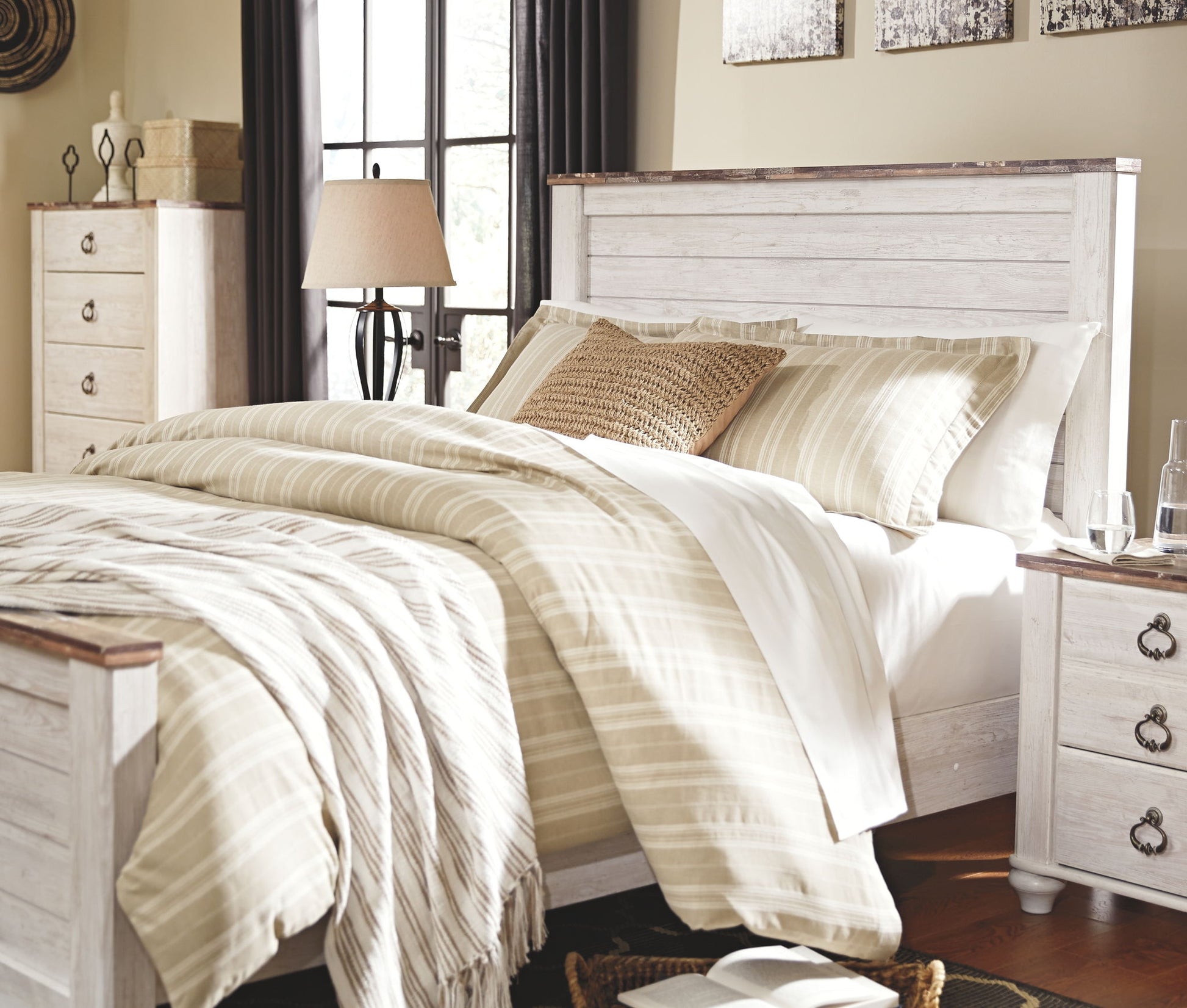 Willowton - Panel Bedroom Set - Hornell Furniture Outlet
