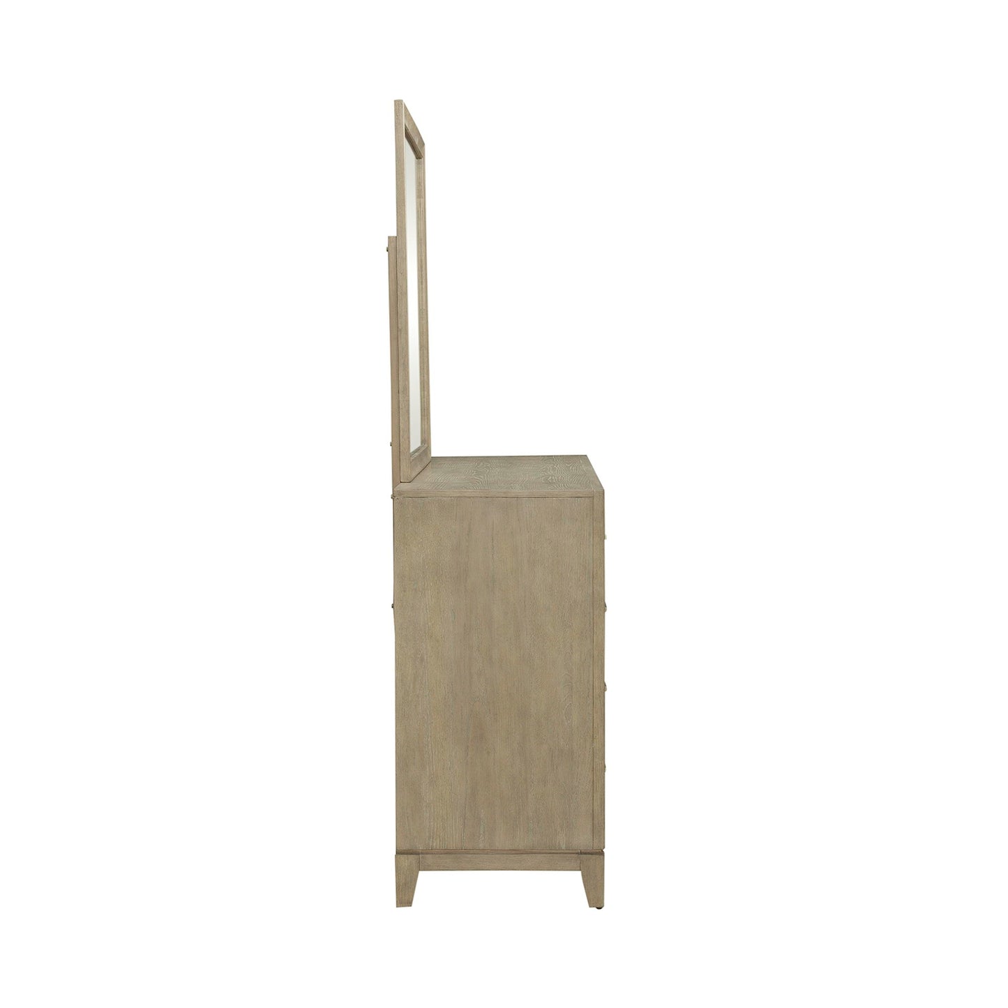Brentwood - Dresser & Mirror - Sandstone - Hornell Furniture Outlet