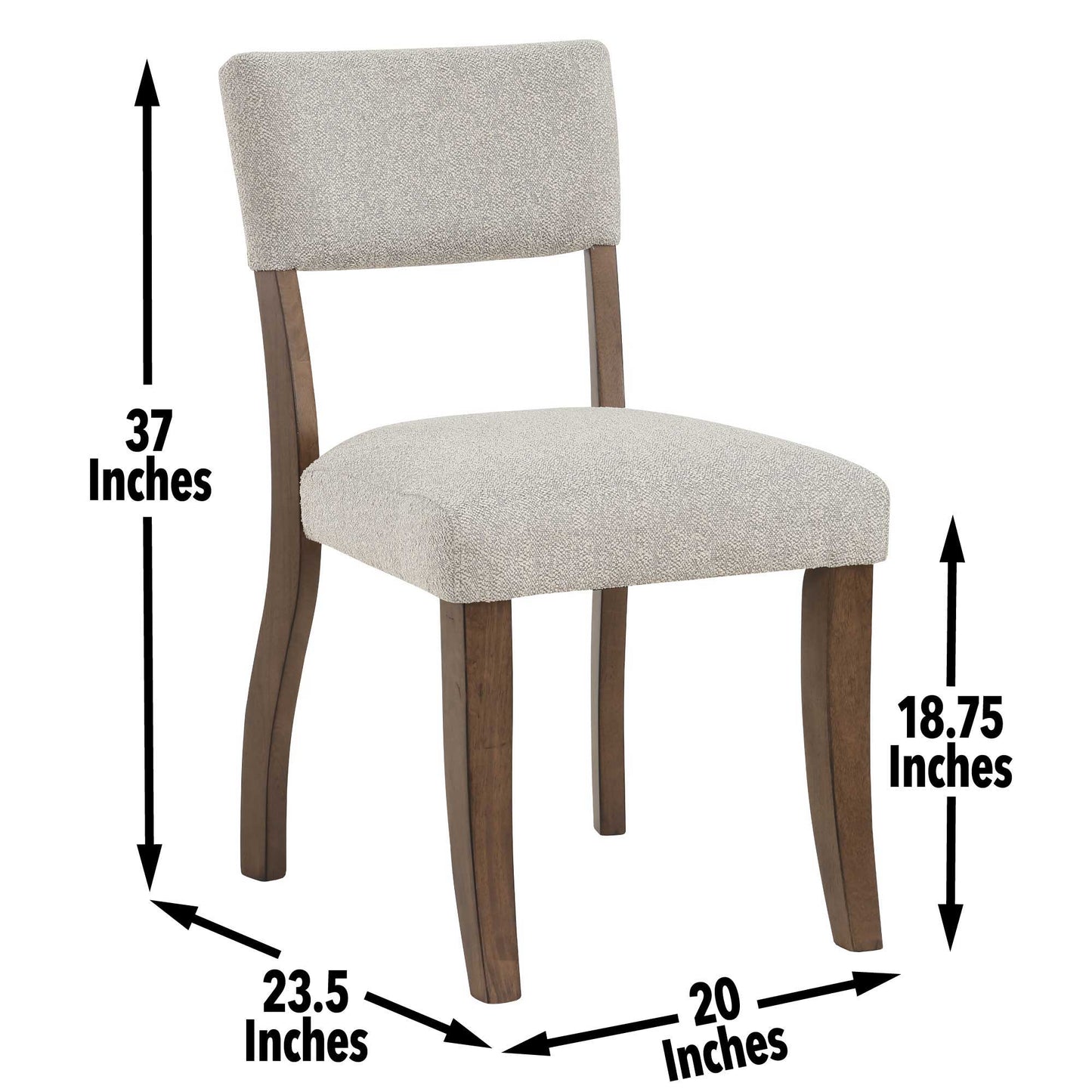 Wade - Side Chair (Set of 2) - White - Hornell Furniture Outlet