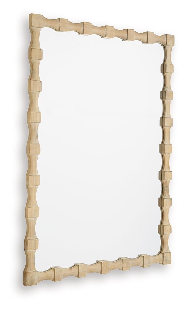 Acelmore - Light Brown - Accent Mirror - Hornell Furniture Outlet