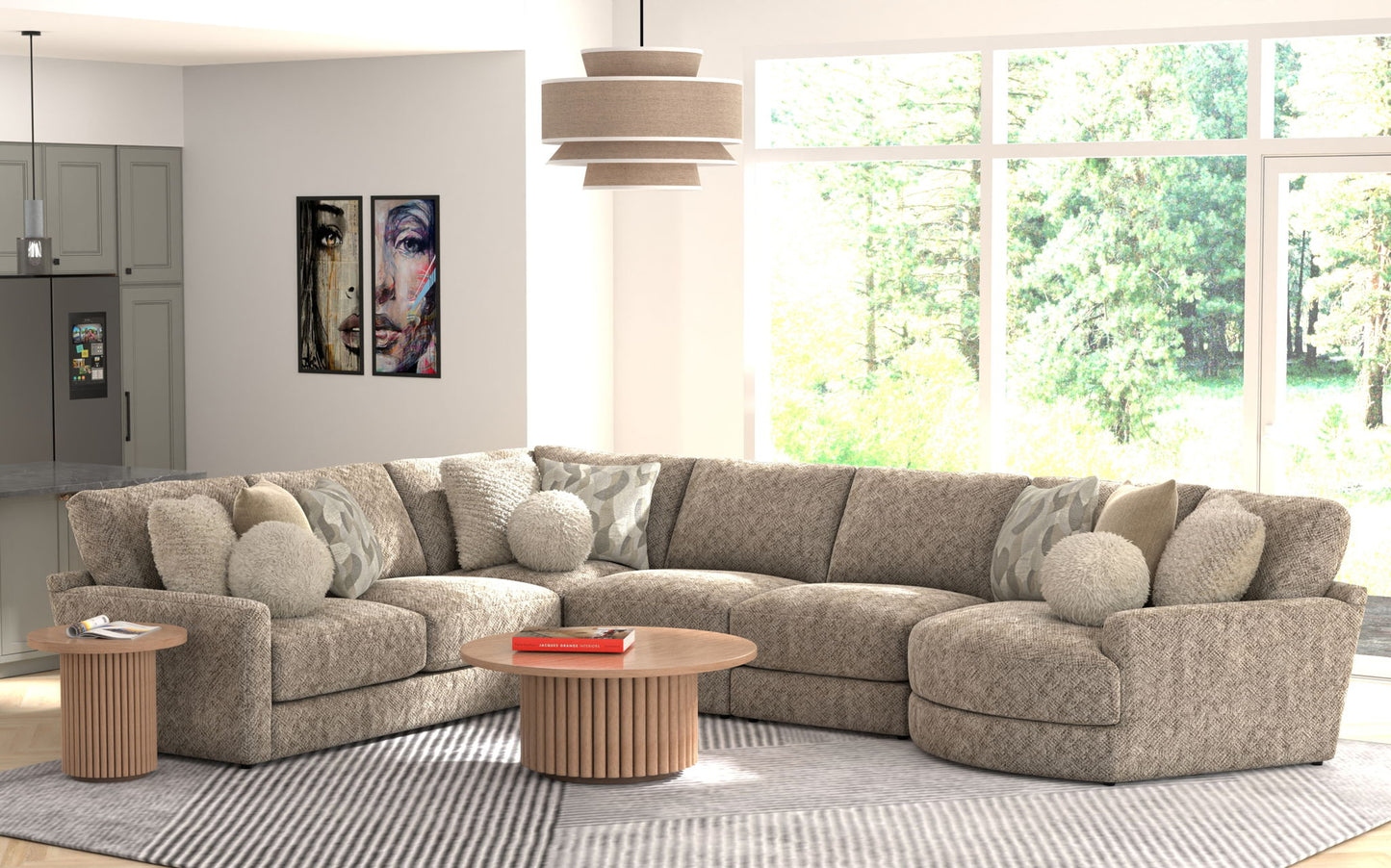 Turner - Sectional - Hornell Furniture Outlet