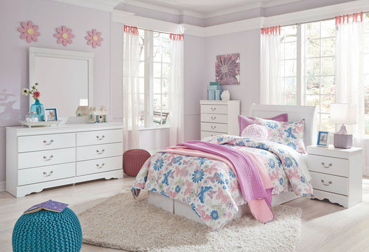 Anarasia - Sleigh Headboard With Bolt On Bed Frame - Hornell Furniture Outlet