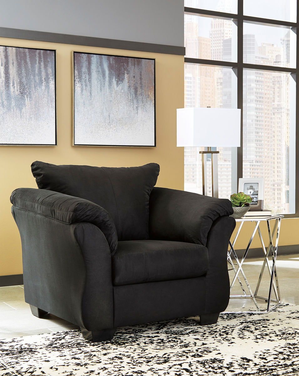 Darcy - Chair With Ottoman - Hornell Furniture Outlet