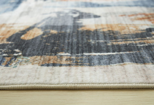Hessland - Washable Rug - Hornell Furniture Outlet