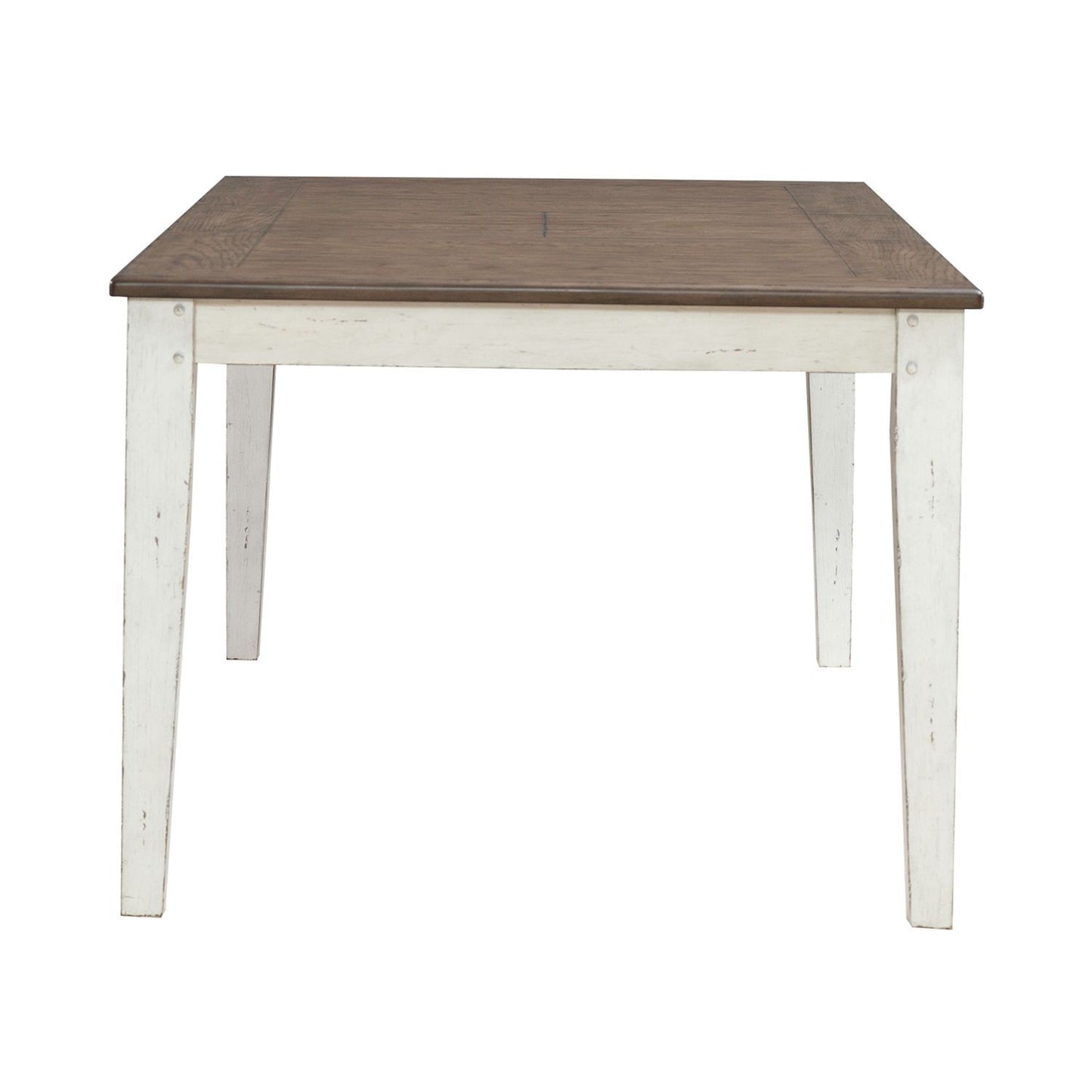Al Fresco - Rectangular Leg Table - Graphite / Whitestone - Hornell Furniture Outlet