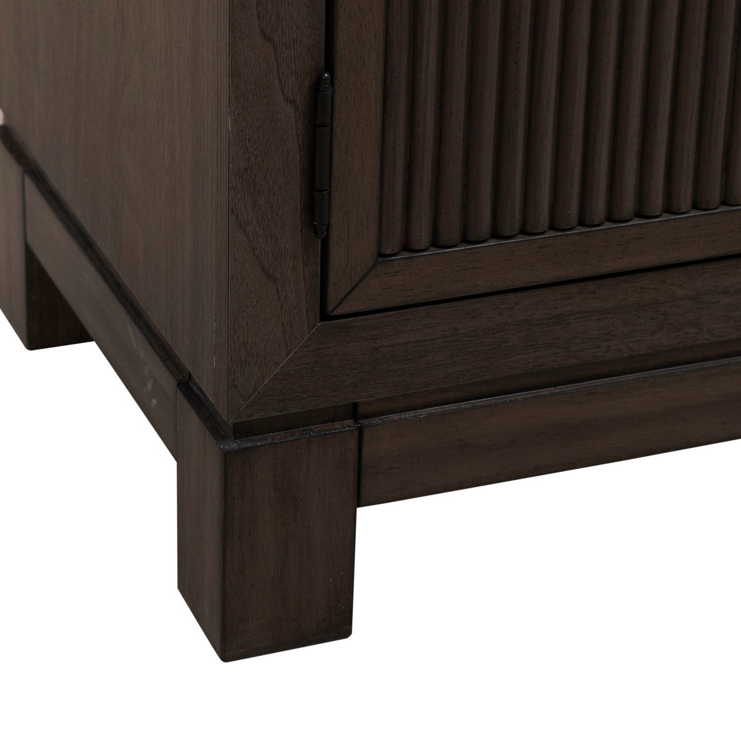 Modern Edge - Bedside Chest With Charging Station - Brown - Hornell Furniture Outlet