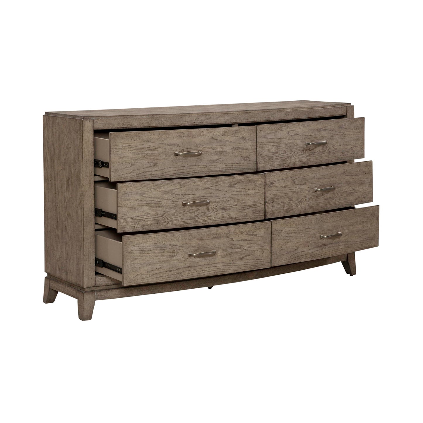 Avalon - 6 Drawer Dresser - Burnished Beige - Hornell Furniture Outlet