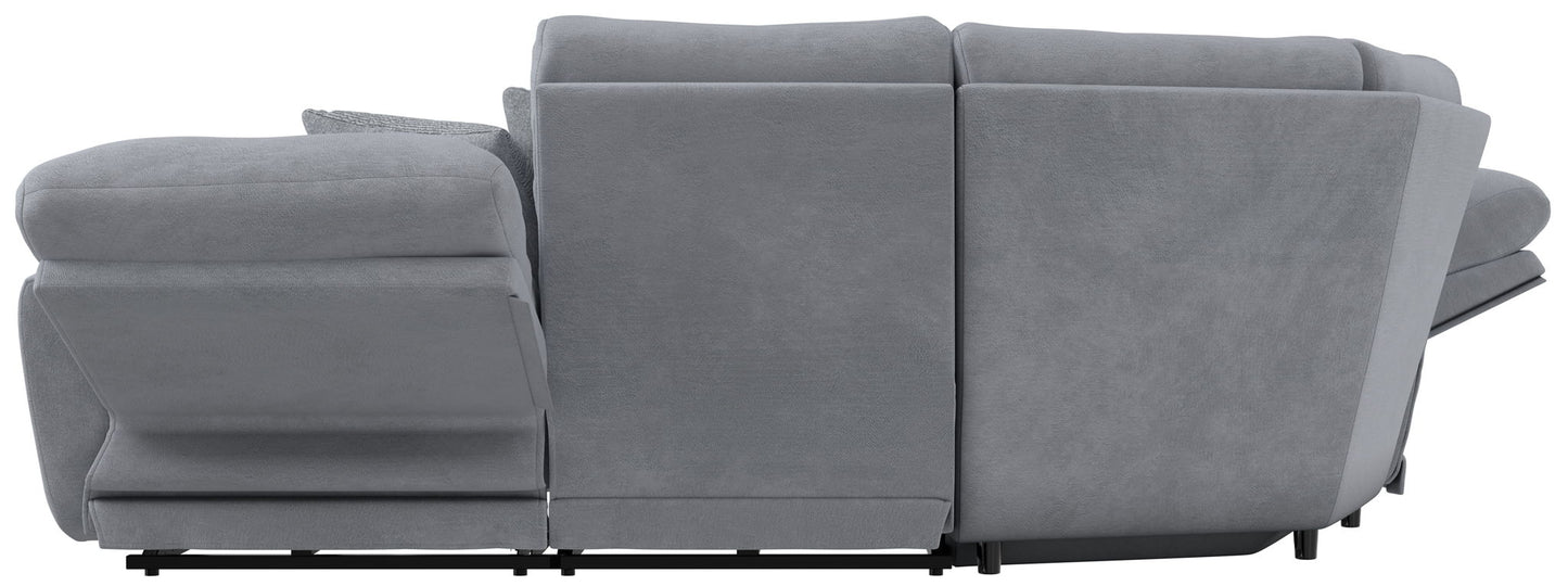 Majesty - Deep Seating Power Reclining Sectional - Hornell Furniture Outlet
