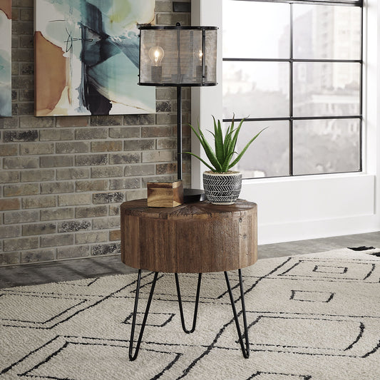 Canyon - Accent End Table - Dark Brown - Hornell Furniture Outlet