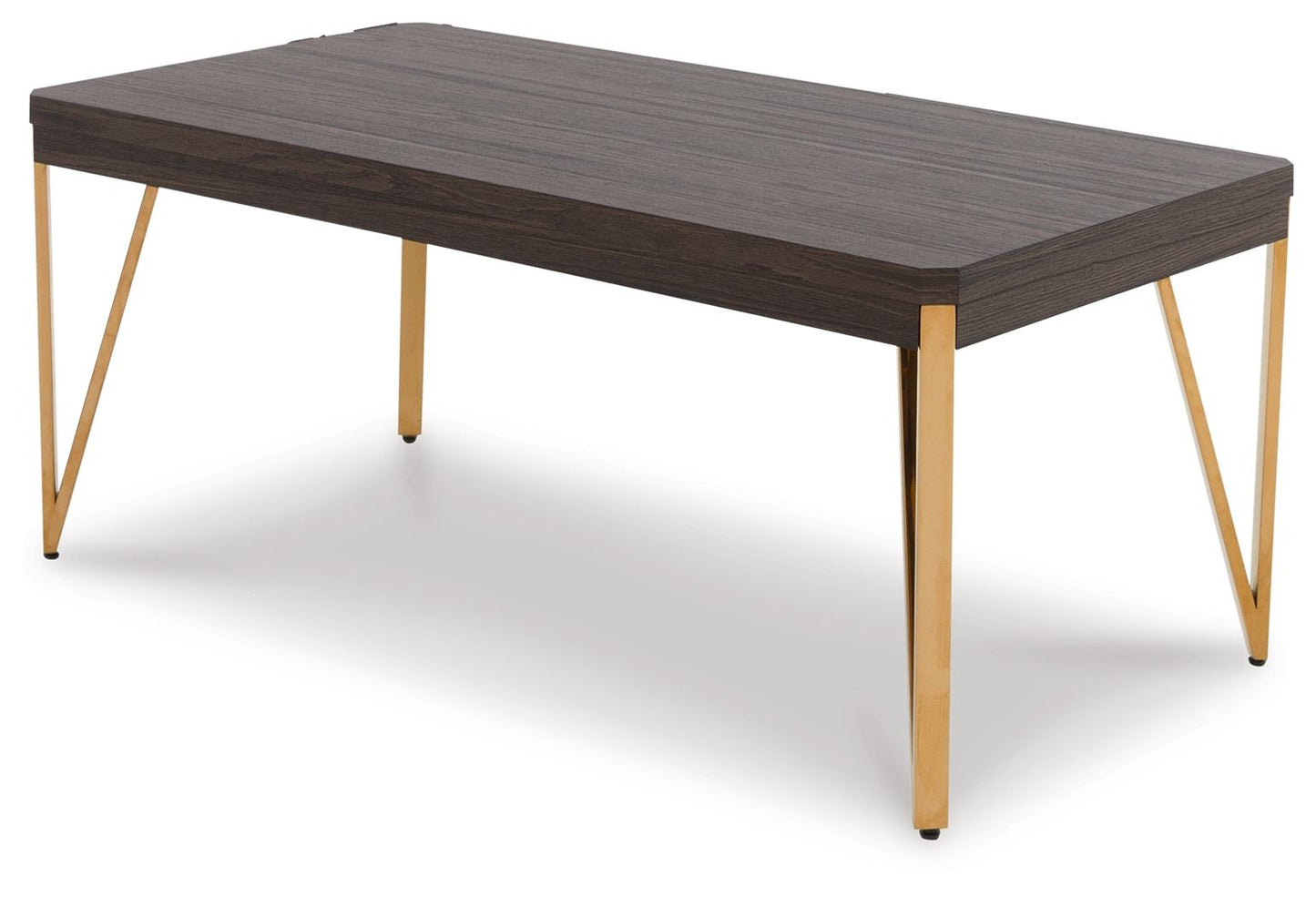 Bandyn - Brown / Champagne - Occasional Table Set (Set of 3) - Hornell Furniture Outlet