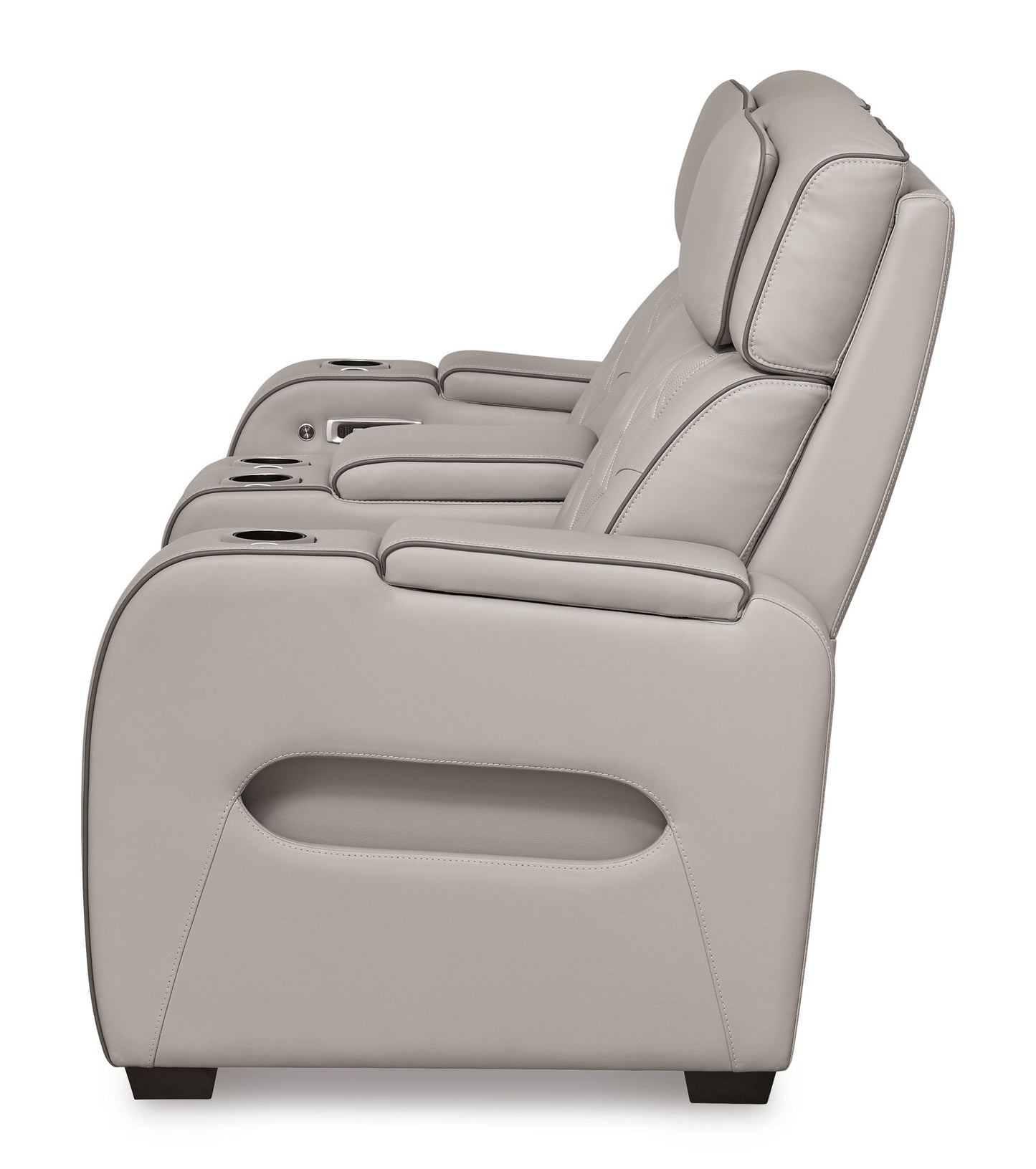 Boyington - Power Reclining Loveseat With Console/Adj Hdrst - Hornell Furniture Outlet