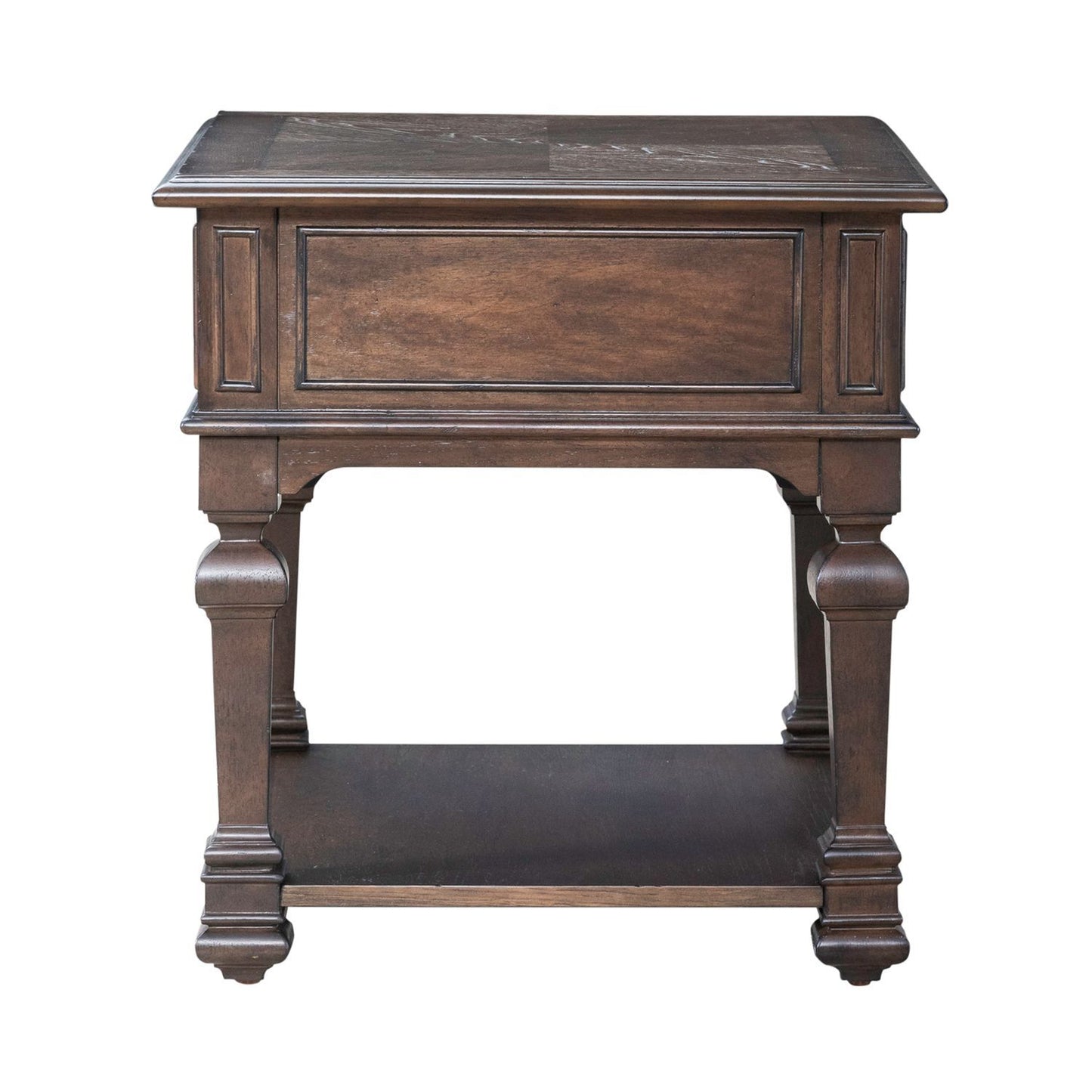 Provence Park - Drawer End Table - Brown - Hornell Furniture Outlet