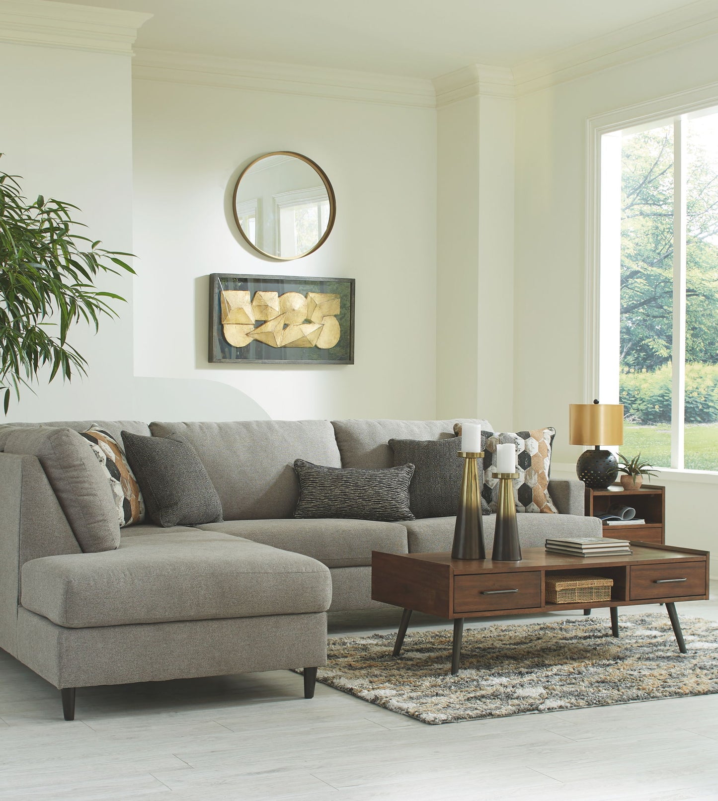 Santasia - Sectional - Hornell Furniture Outlet