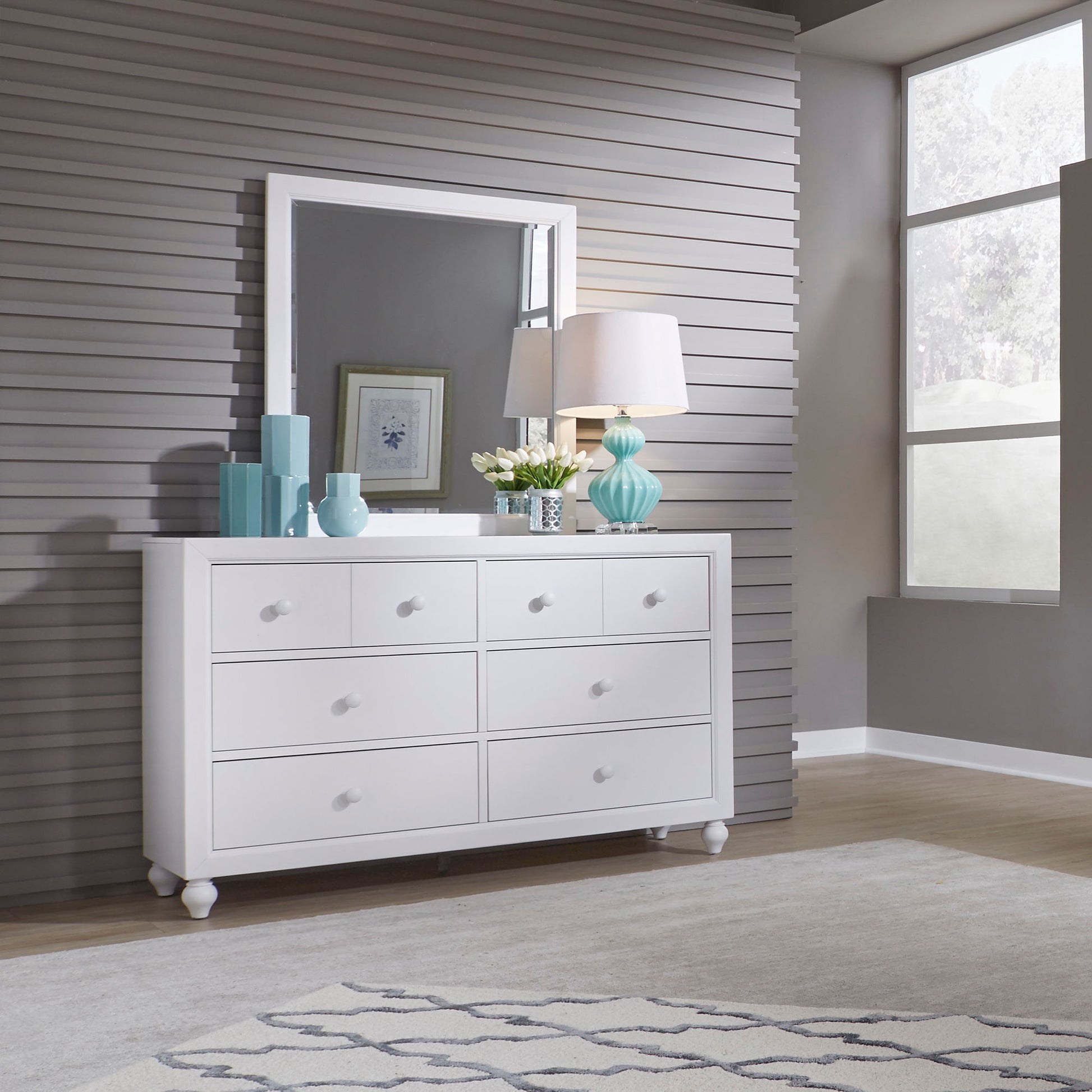 Cottage View - Dresser & Mirror - Hornell Furniture Outlet