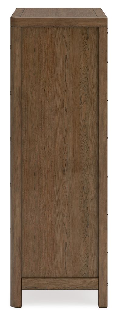 Cabalynn - Light Brown - Five Drawer Chest - Hornell Furniture Outlet