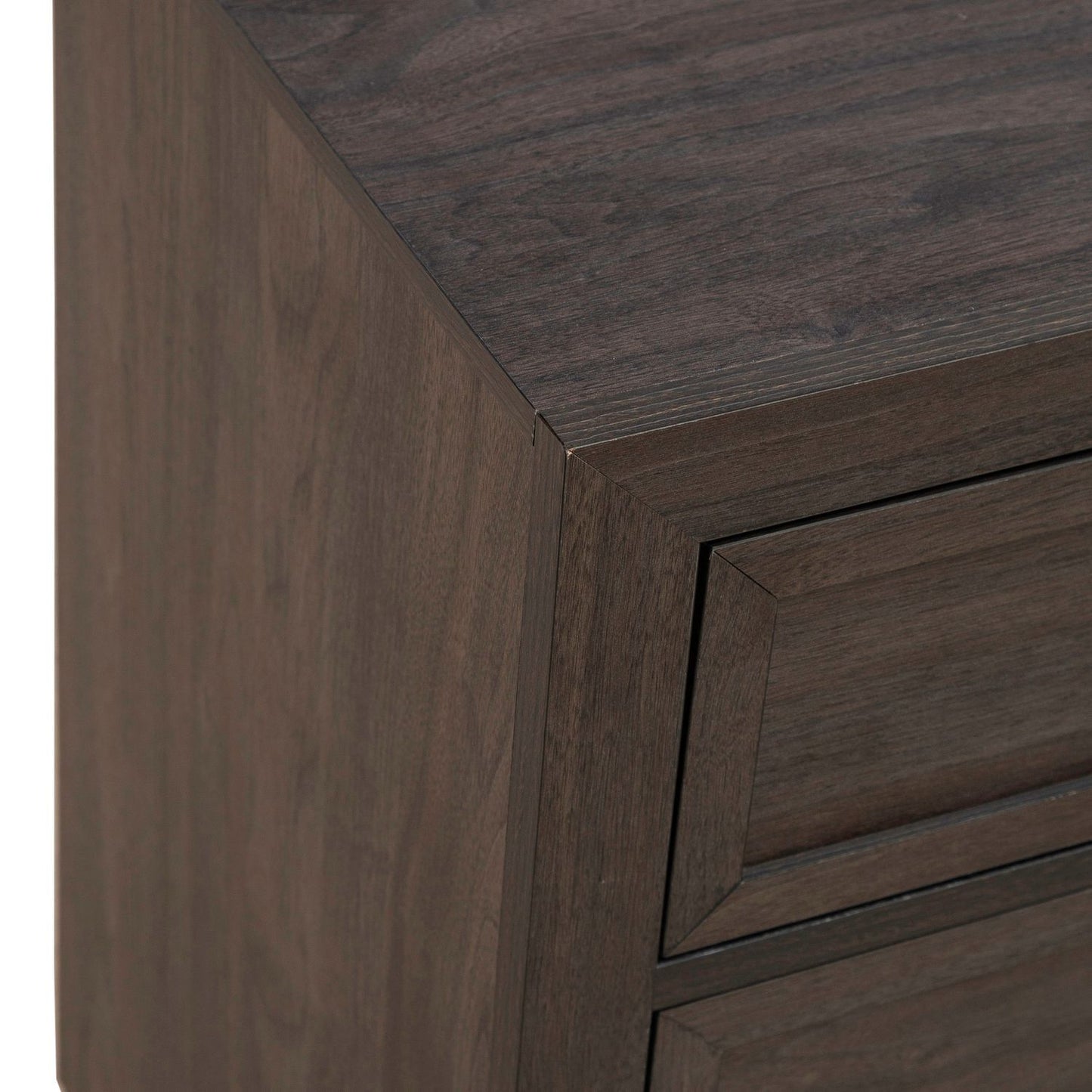 Modern Edge - Nightstand With Charging Station - Brown - Hornell Furniture Outlet