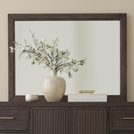 Modern Edge - Landscape Mirror - Brown - Hornell Furniture Outlet
