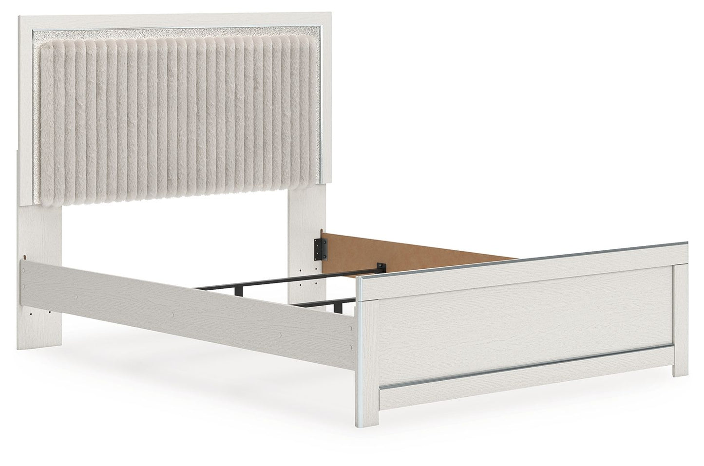 Zuraleus - Queen Upholstered Panel Bed - White - Hornell Furniture Outlet
