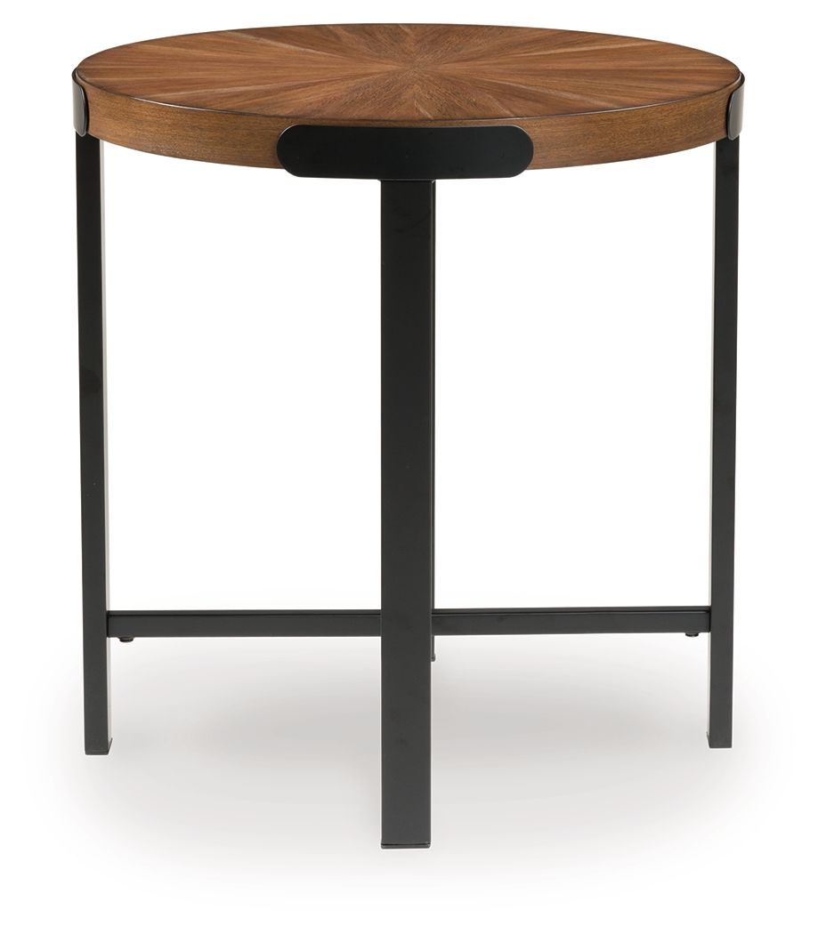 Crosstrail - Brown - Occasional Table Set (Set of 3) - Hornell Furniture Outlet