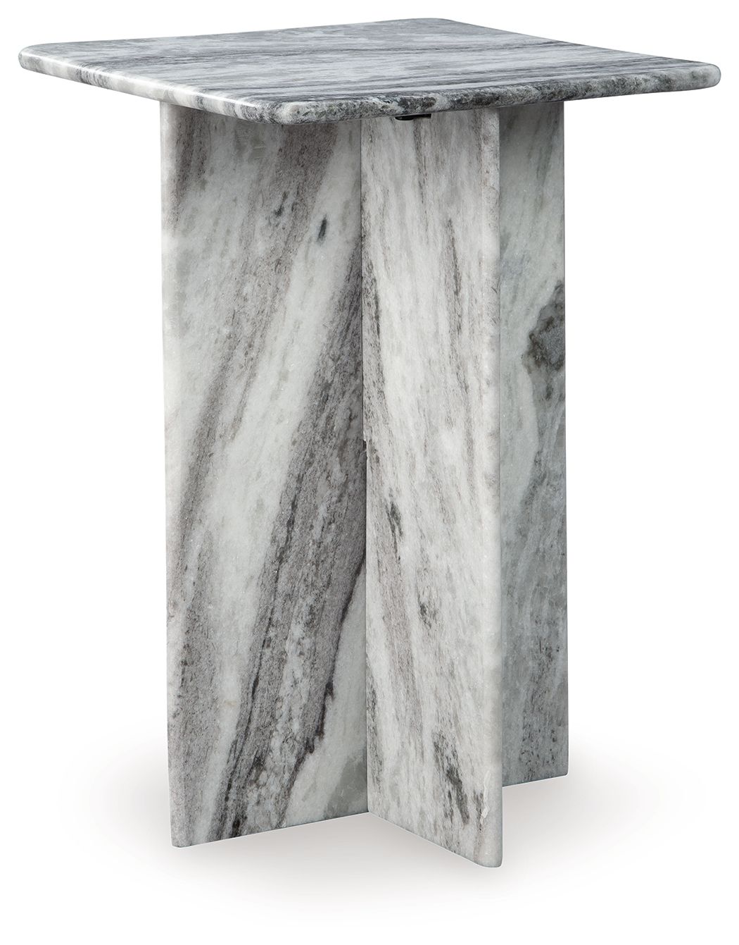 Keithwell - Gray - Square Accent Table - Hornell Furniture Outlet