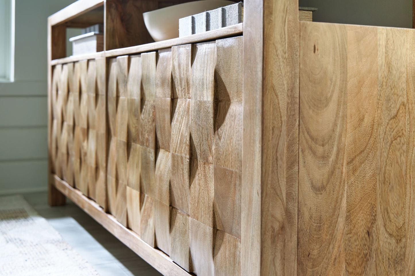 Hudwick - Natural Brown - Accent Cabinet - Hornell Furniture Outlet