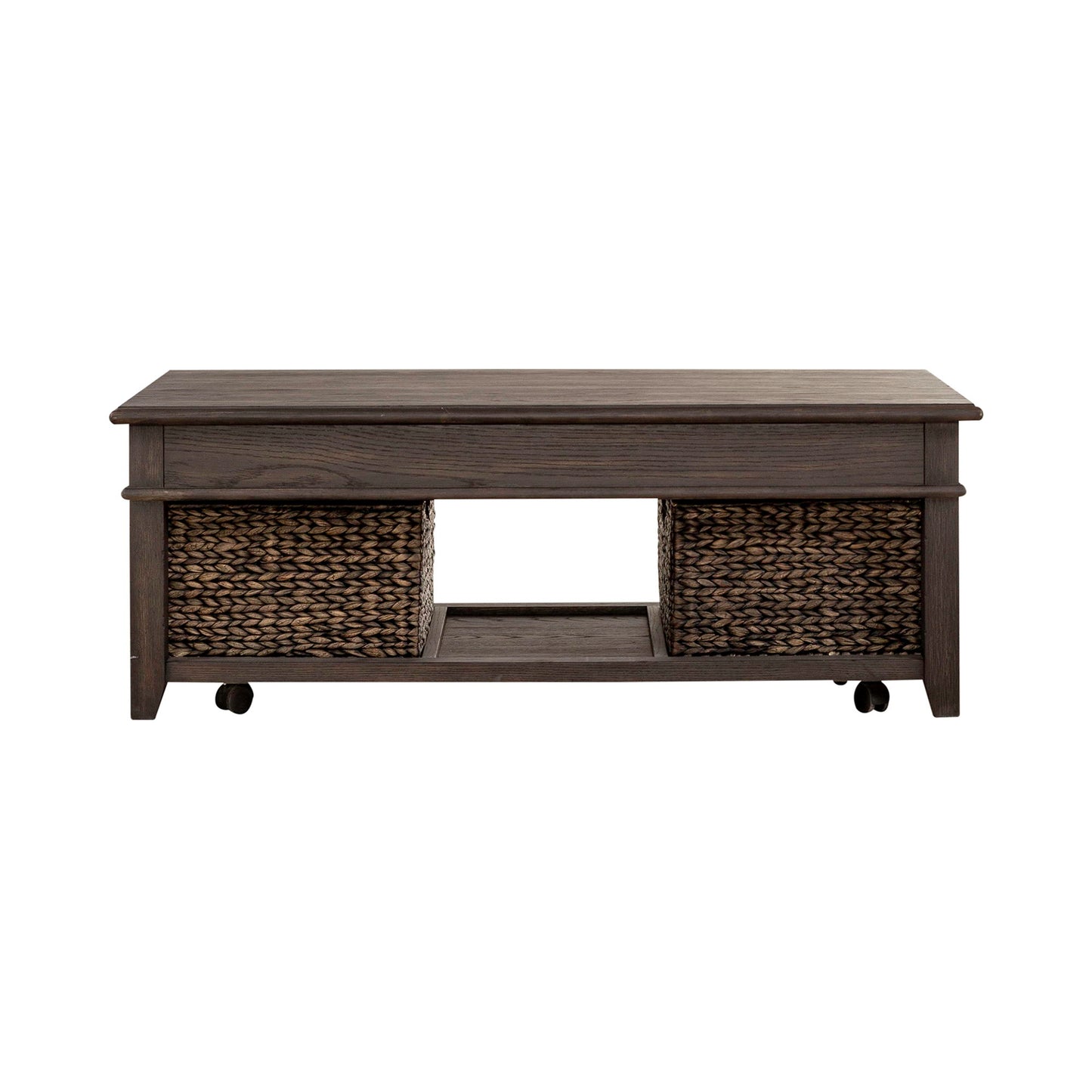 Mill Creek - Lift Top Cocktail Table - Dark Brown - Hornell Furniture Outlet