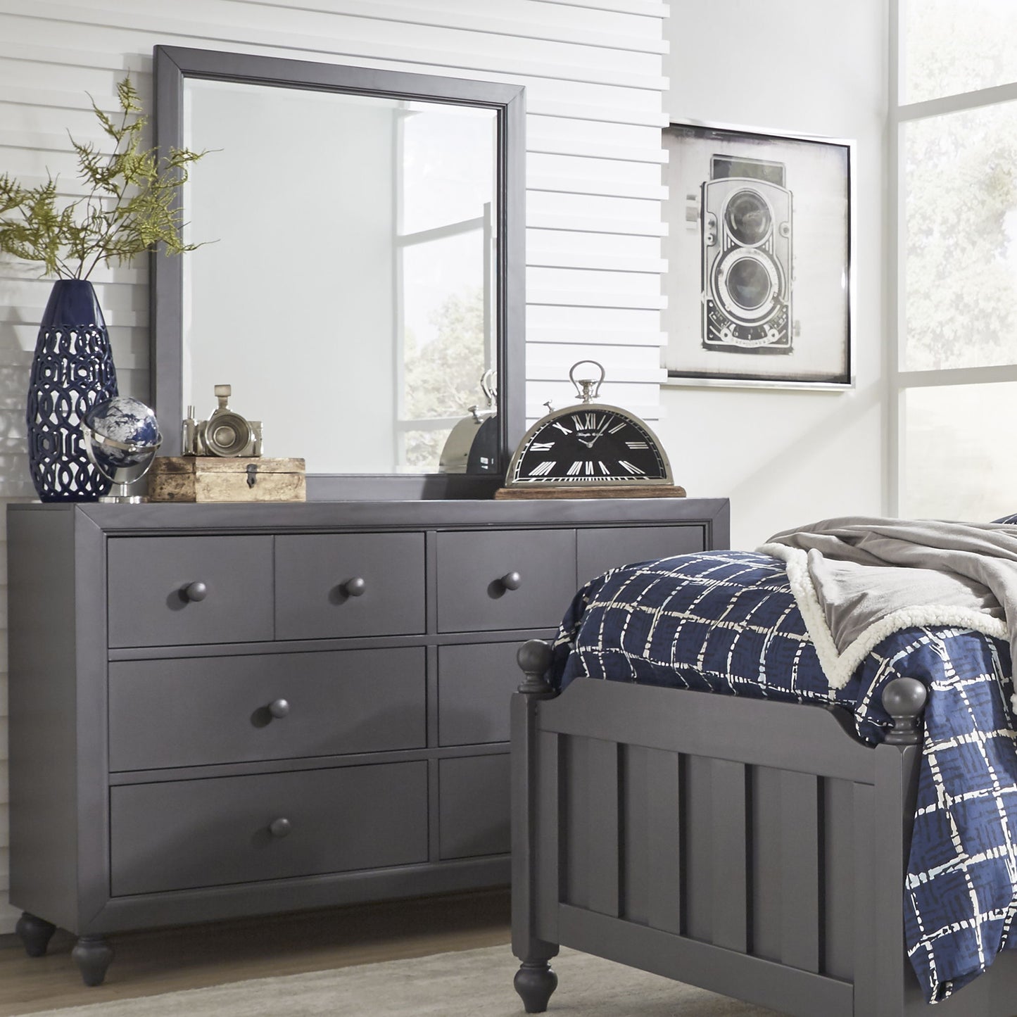 Cottage View - Dresser & Mirror - Hornell Furniture Outlet