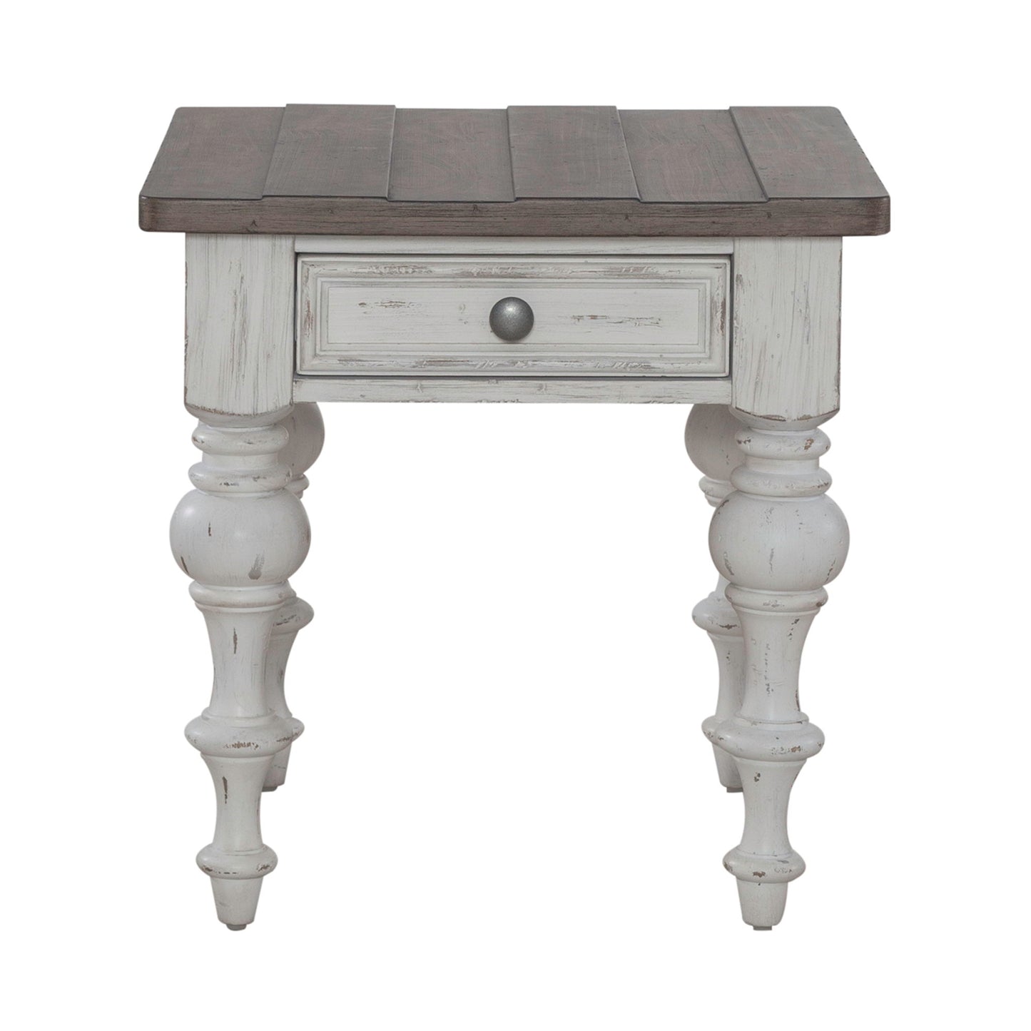 River Place - End Table - White - Hornell Furniture Outlet