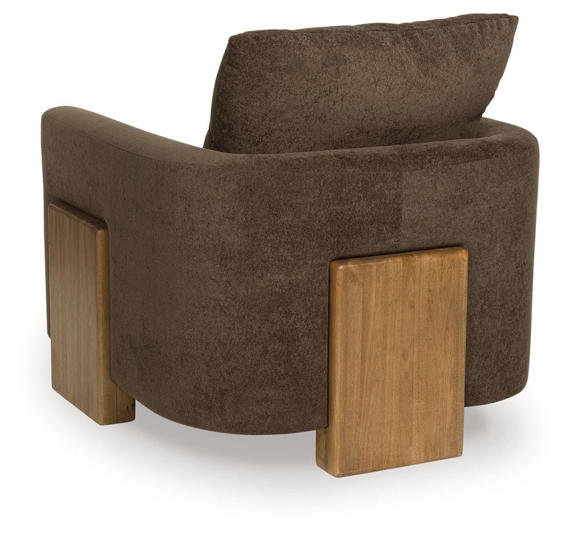 Dairlett - Brown - Accent Chair - Hornell Furniture Outlet