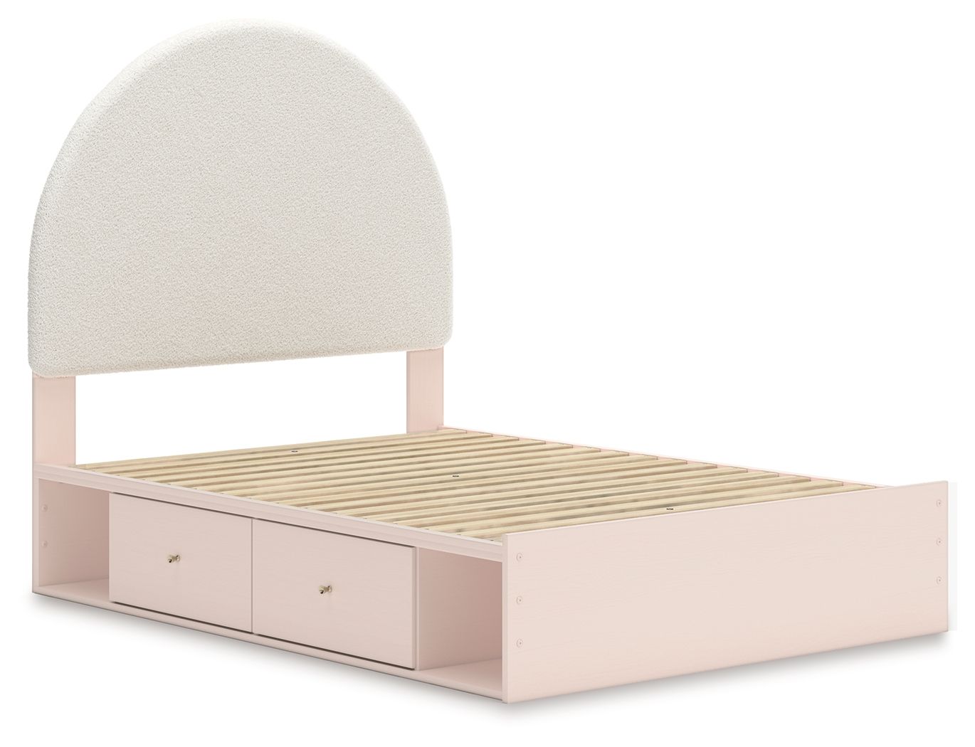 Wistenpine - Upholstered Panel Bed With Storage - Hornell Furniture Outlet