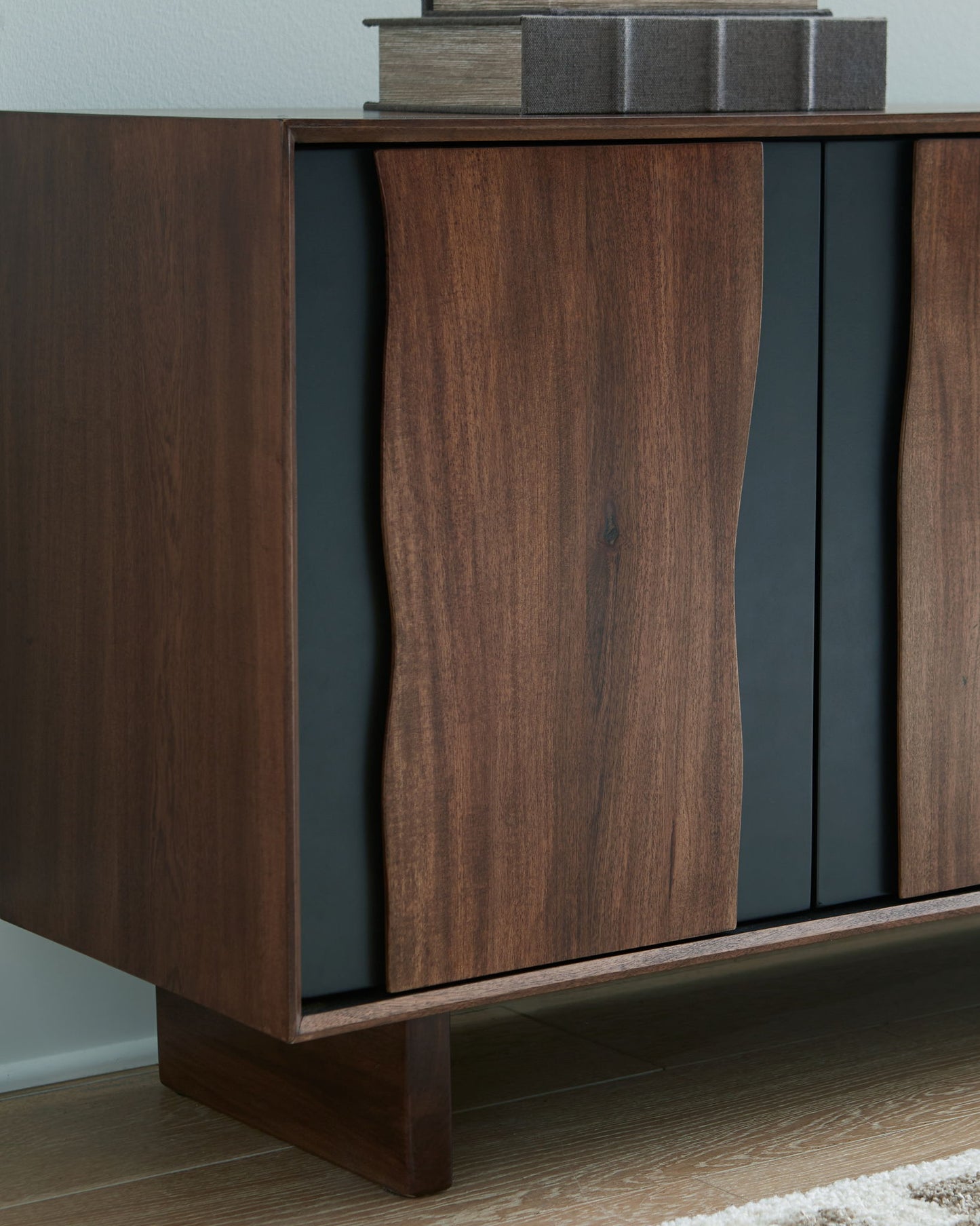 Welby - Brown / Charcoal - Accent Cabinet - Hornell Furniture Outlet