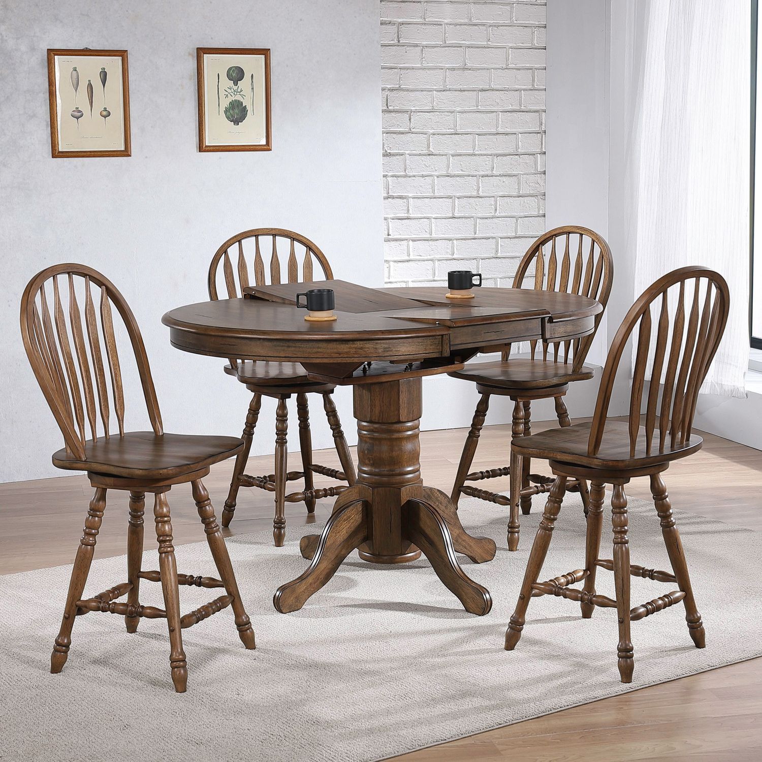 Carolina Crossing - Gathering Table Set - Hornell Furniture Outlet