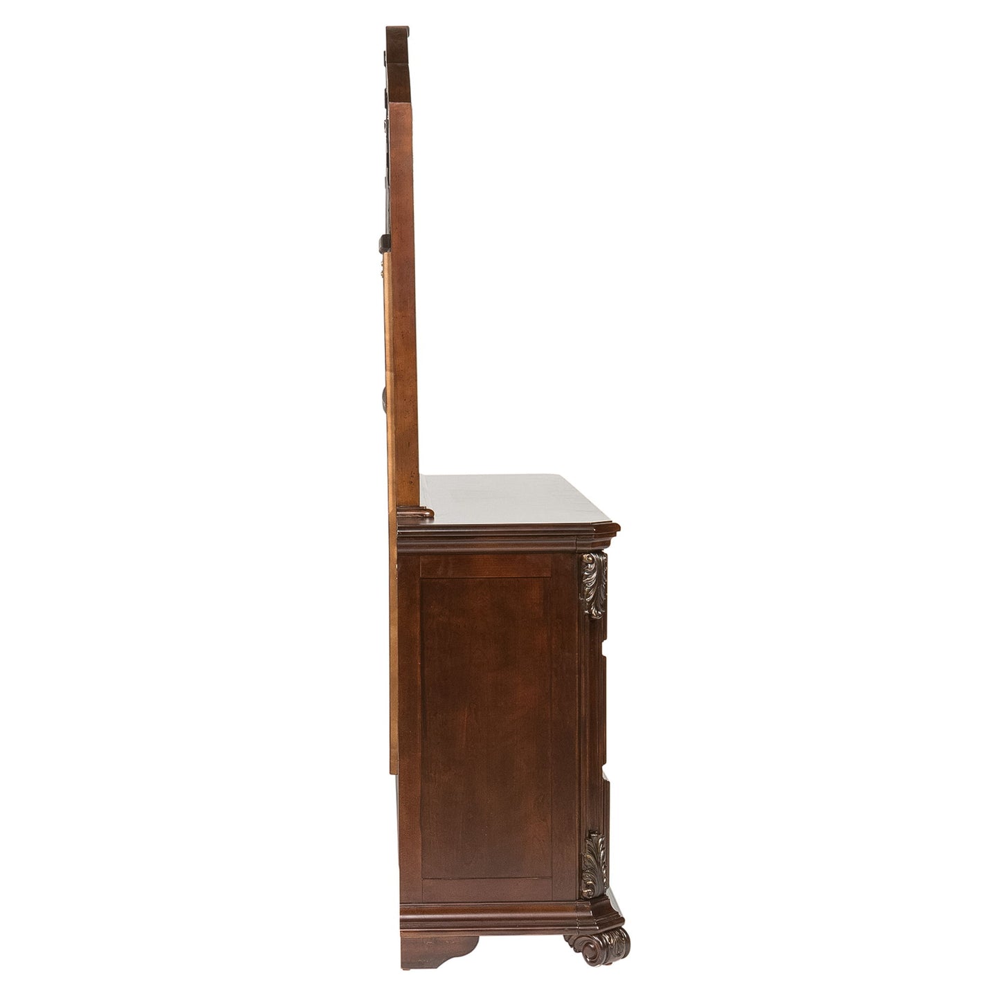 Messina Estates - Dresser & Mirror - Dark Brown - Hornell Furniture Outlet