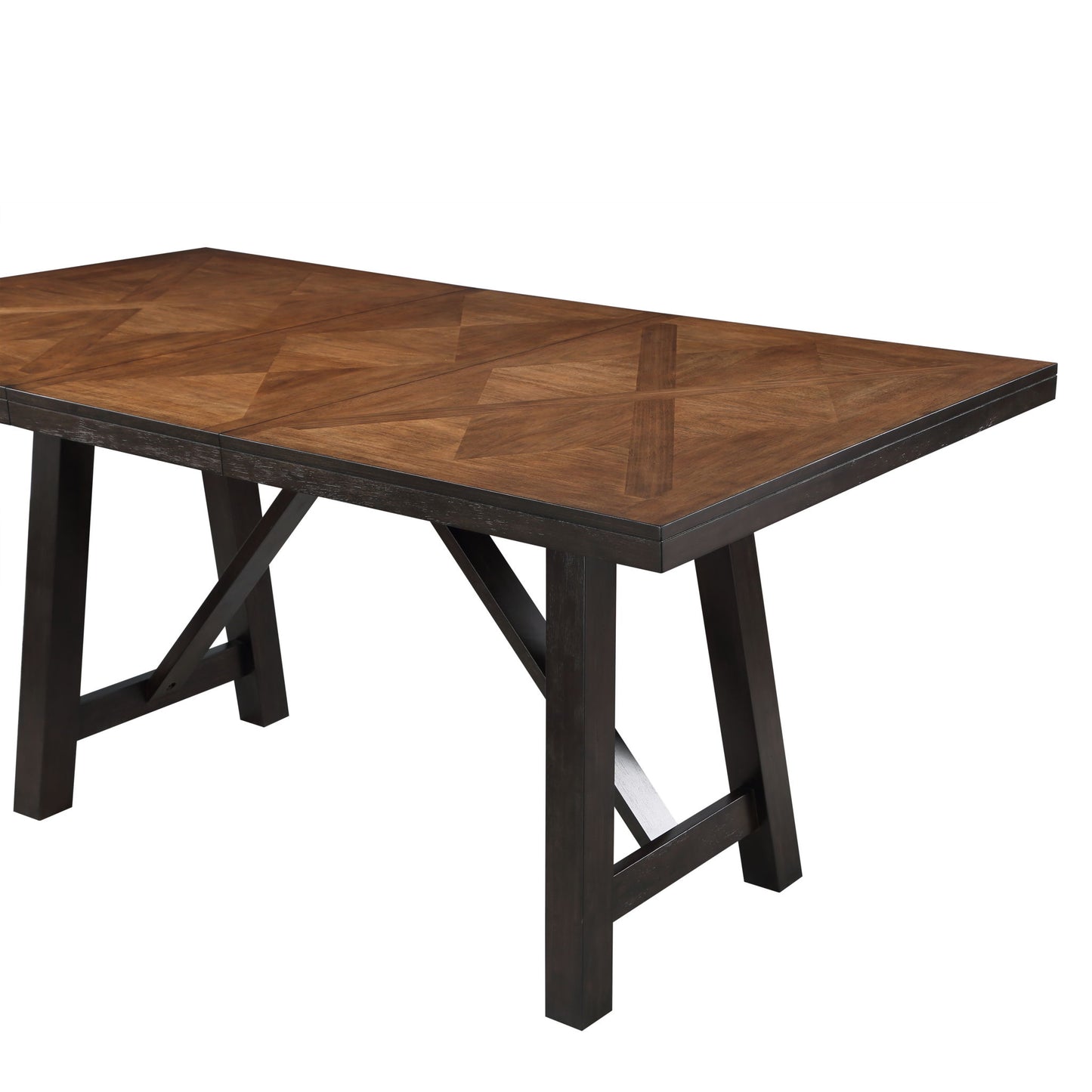 Halle - Counter Table With 18" Leaf - Dark Brown - Hornell Furniture Outlet