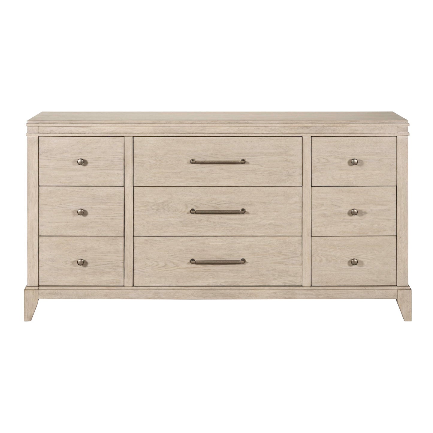 New Haven - 9 Drawer Dresser - White - Hornell Furniture Outlet