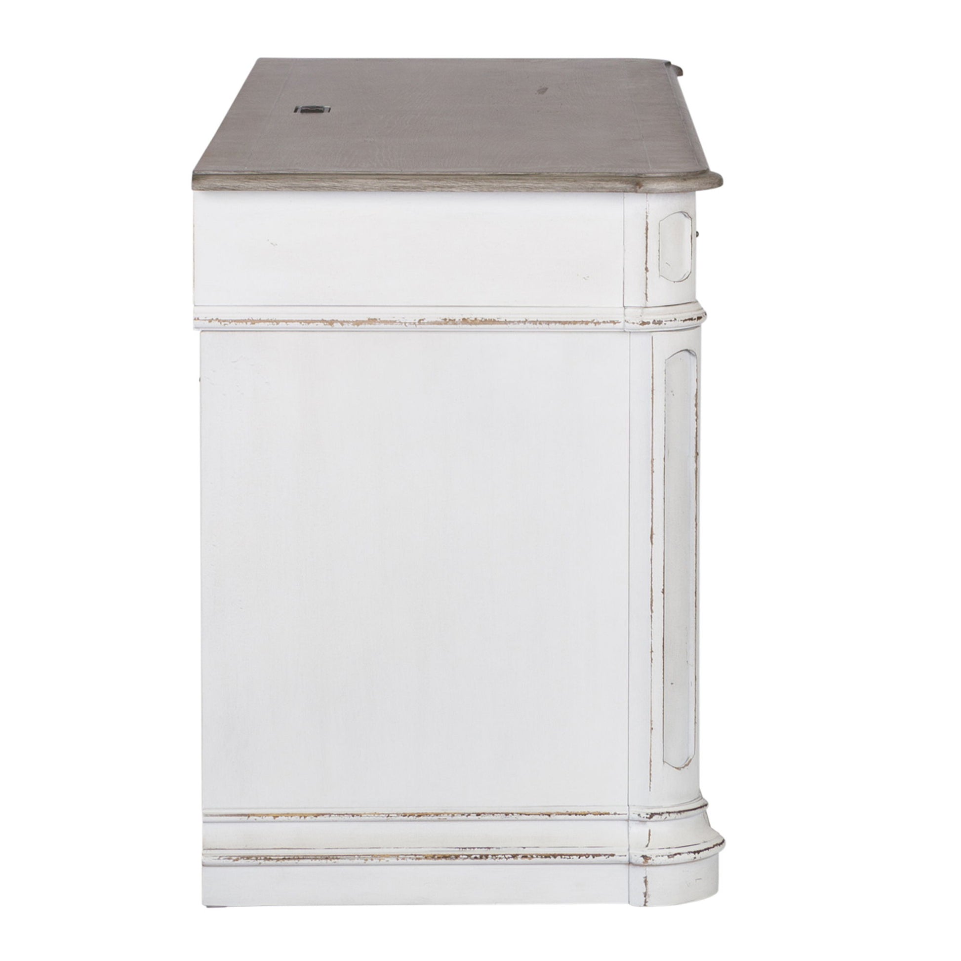 Magnolia Manor - Credenza - White - Hornell Furniture Outlet