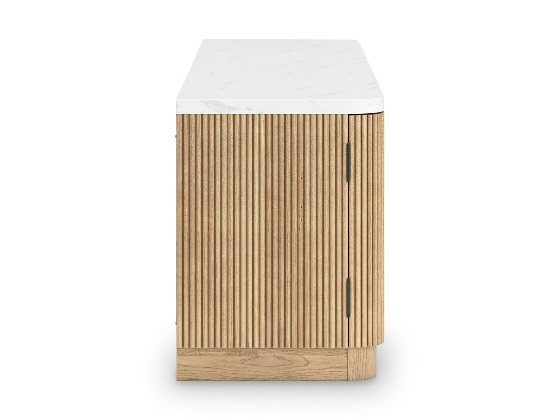 Camdill - Light Brown - XL TV Stand With Fireplace Option - Hornell Furniture Outlet